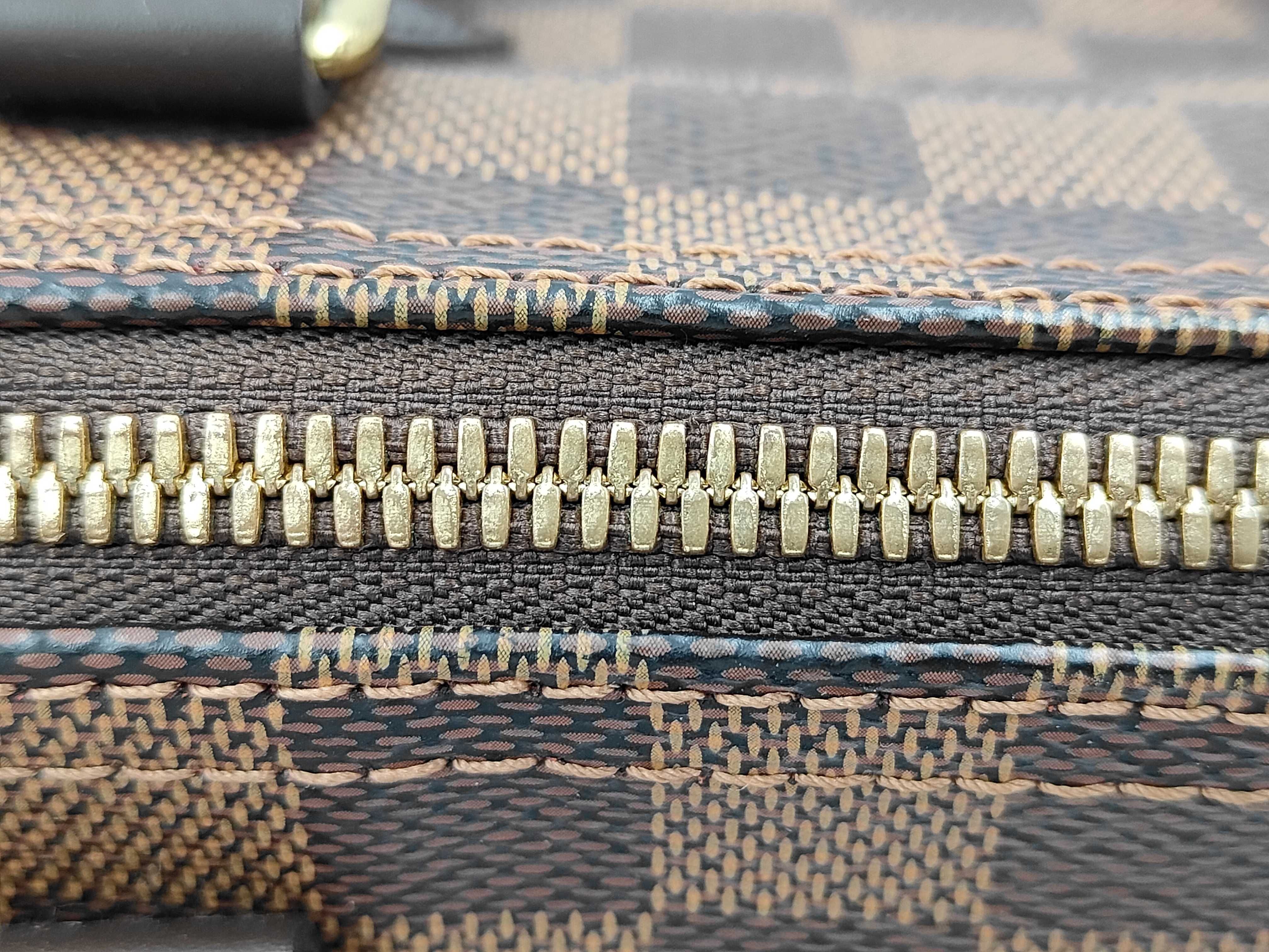 Speedy 25 Bandoulière Damier Shoulder Bag, Louis Vuitton Damier Canvas N41181 Brown Shoulder Bag — view 6