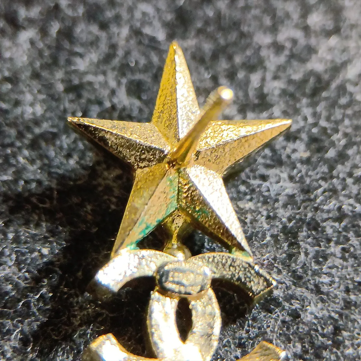 Coco Mark I23P Earrings (Pair) GP x Rhinestone Gold - — view 7