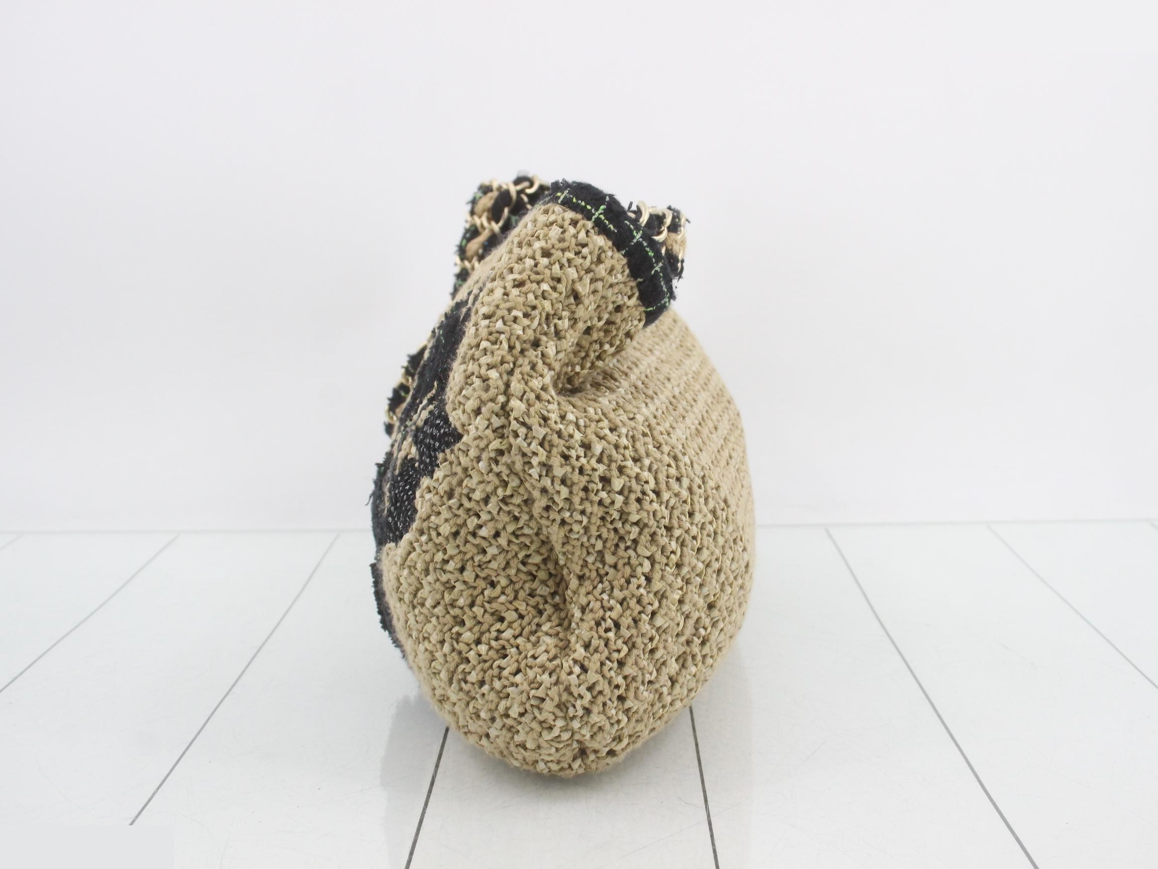Raffia Camellia One-Shoulder Bag, No. 13 — view 3
