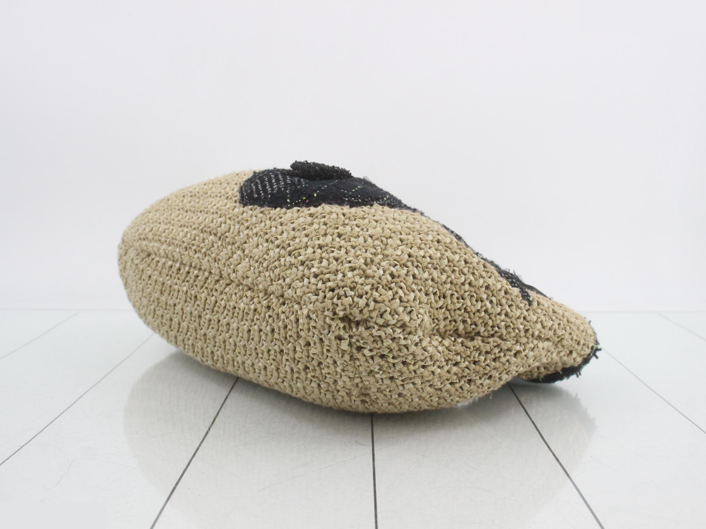 Raffia Camellia One-Shoulder Bag, No. 13 — view 6