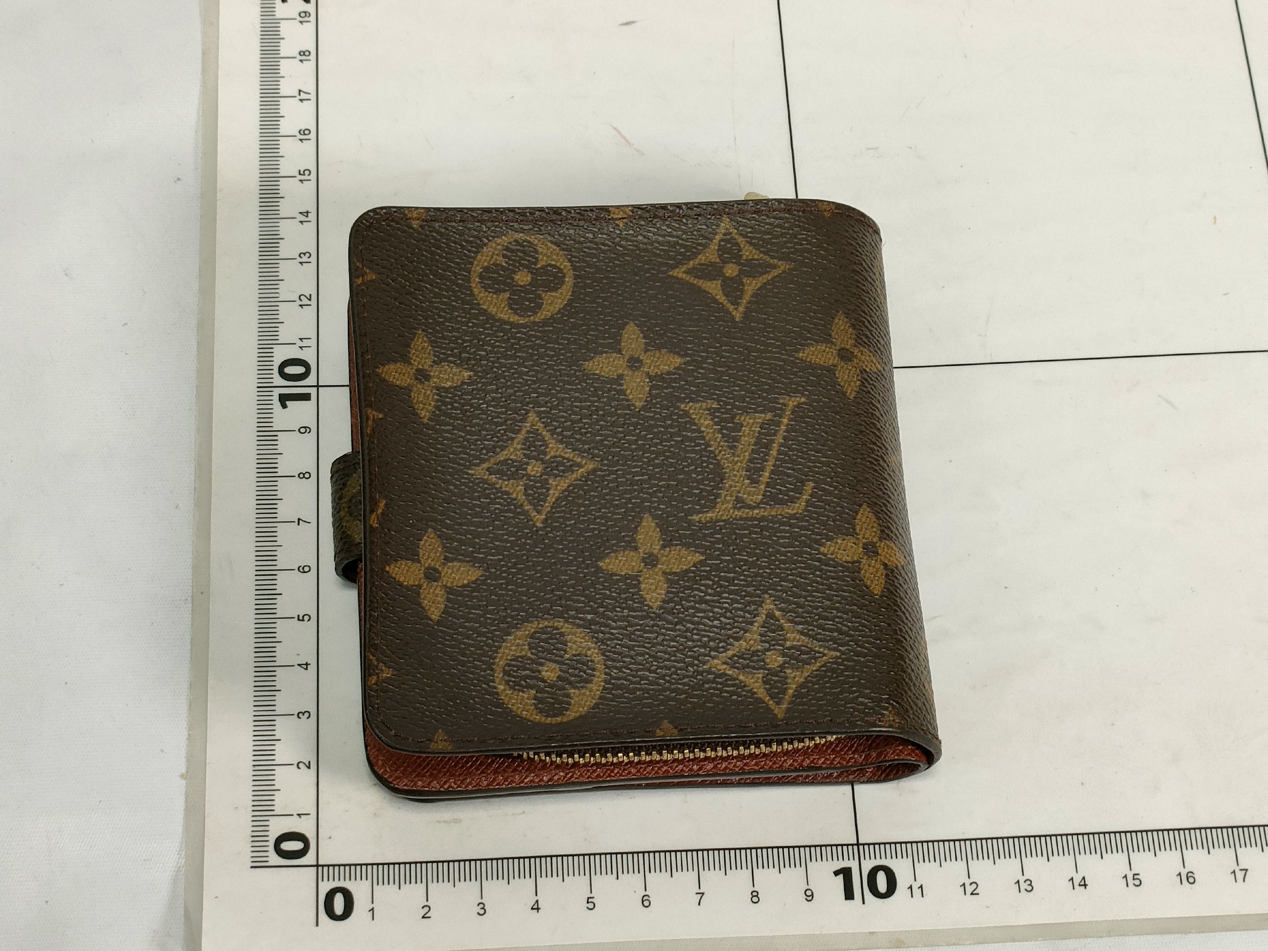 Monogram Compact Zip Folding Wallet — view 2