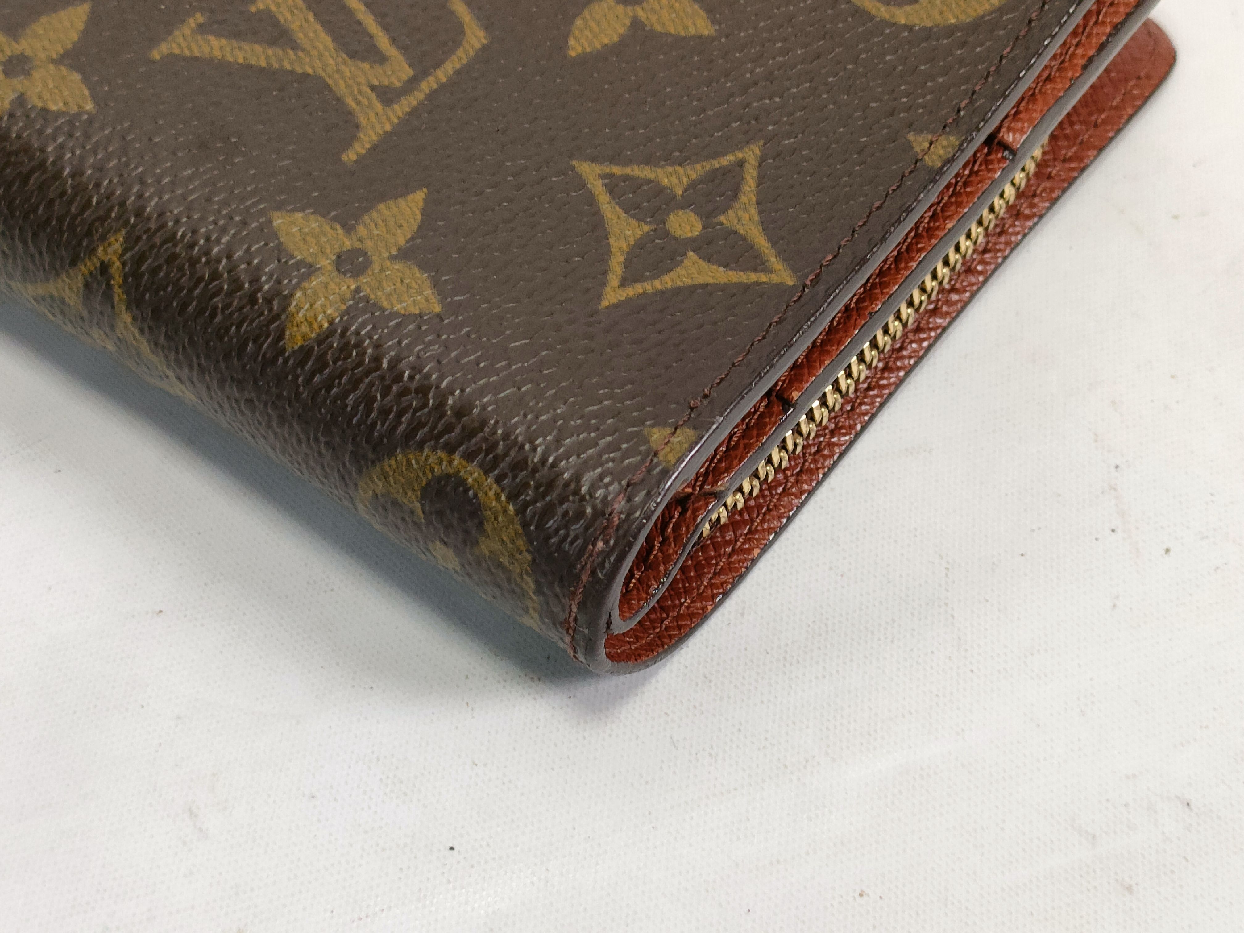 Monogram Compact Zip Folding Wallet — view 3