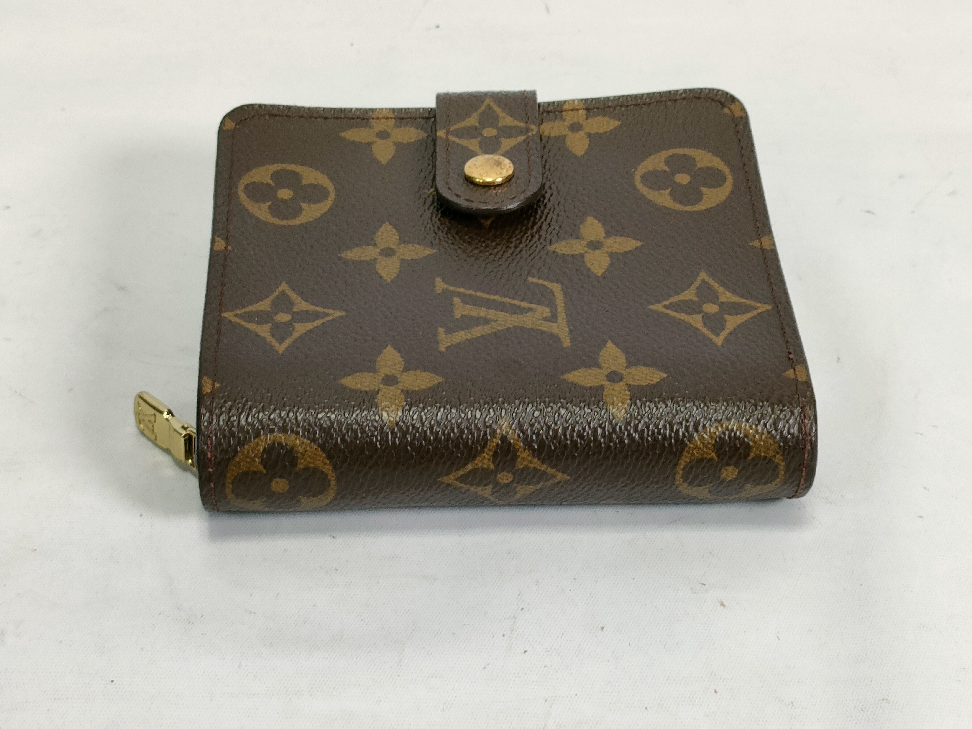 Monogram Compact Zip Folding Wallet — view 4