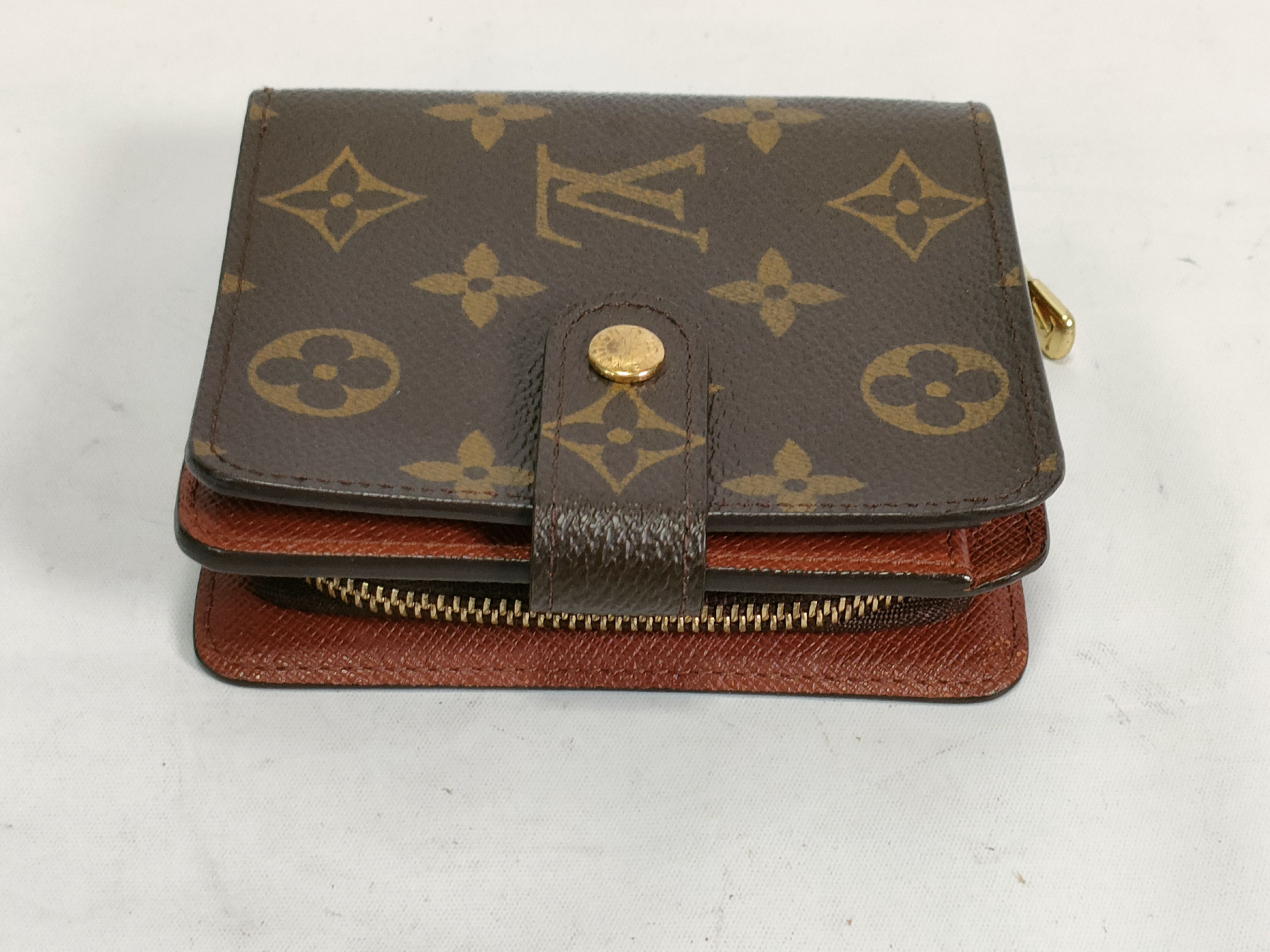 Monogram Compact Zip Folding Wallet — view 6