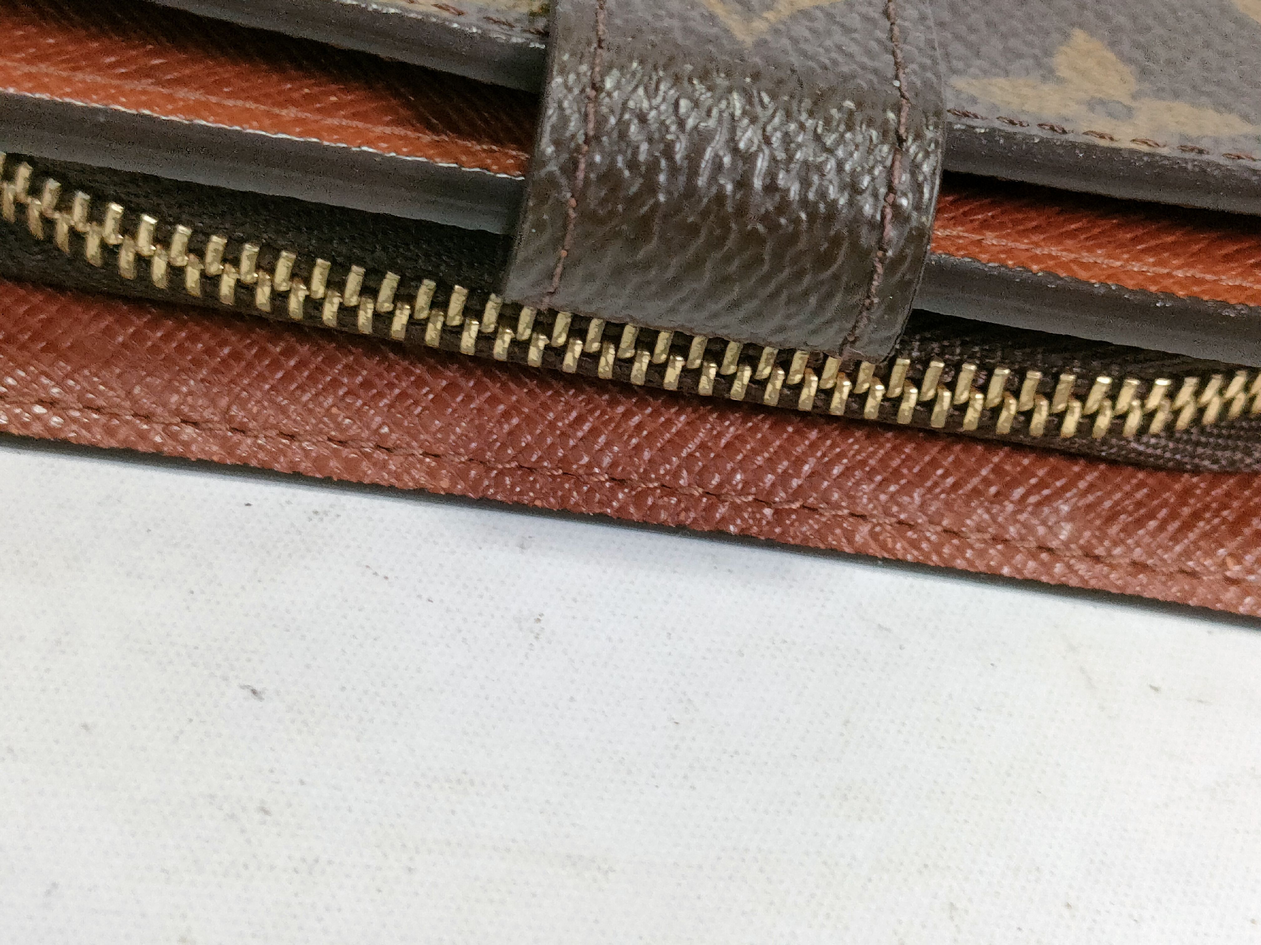 Monogram Compact Zip Folding Wallet — view 7