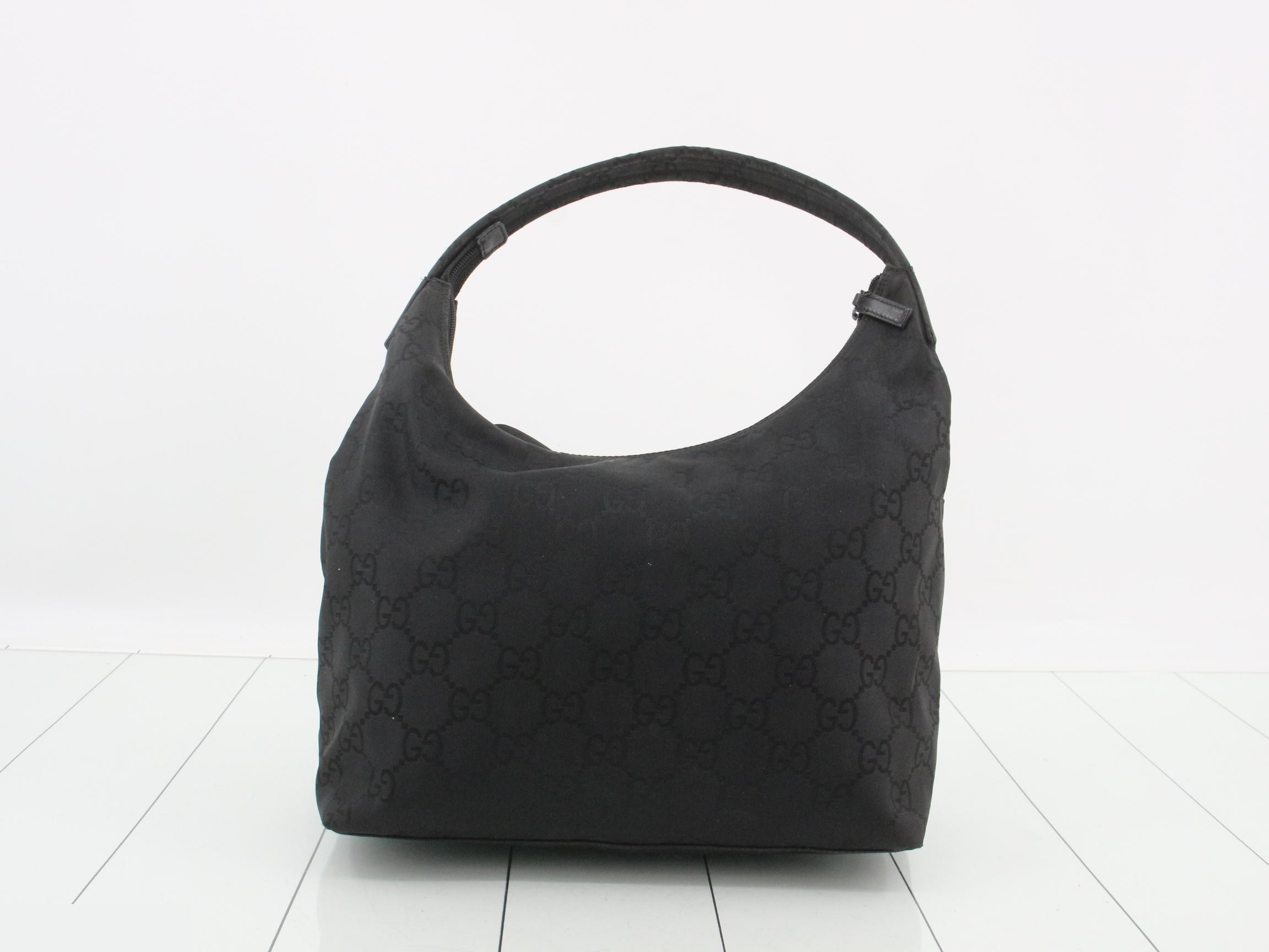 Nylon one-shoulder bag, GG pattern, 001.3380 — view 2