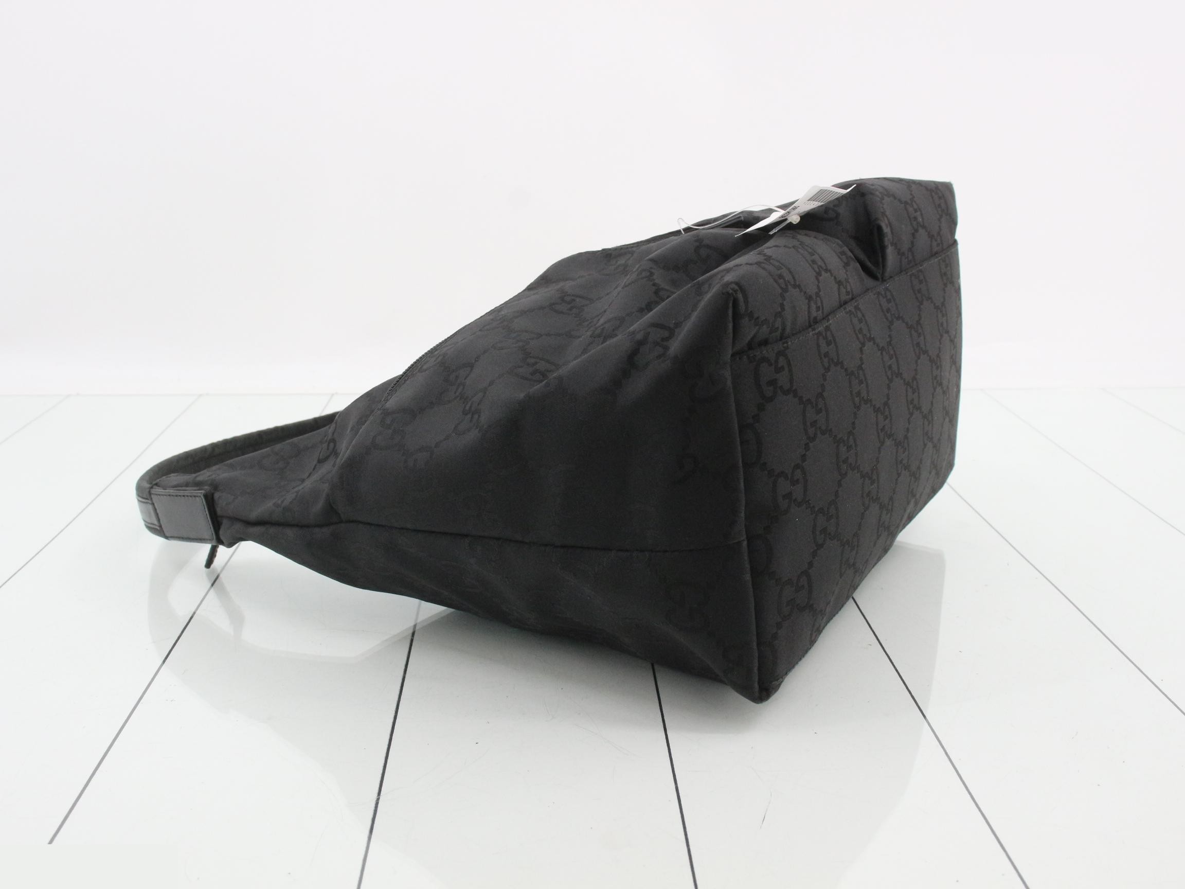 Nylon one-shoulder bag, GG pattern, 001.3380 — view 5