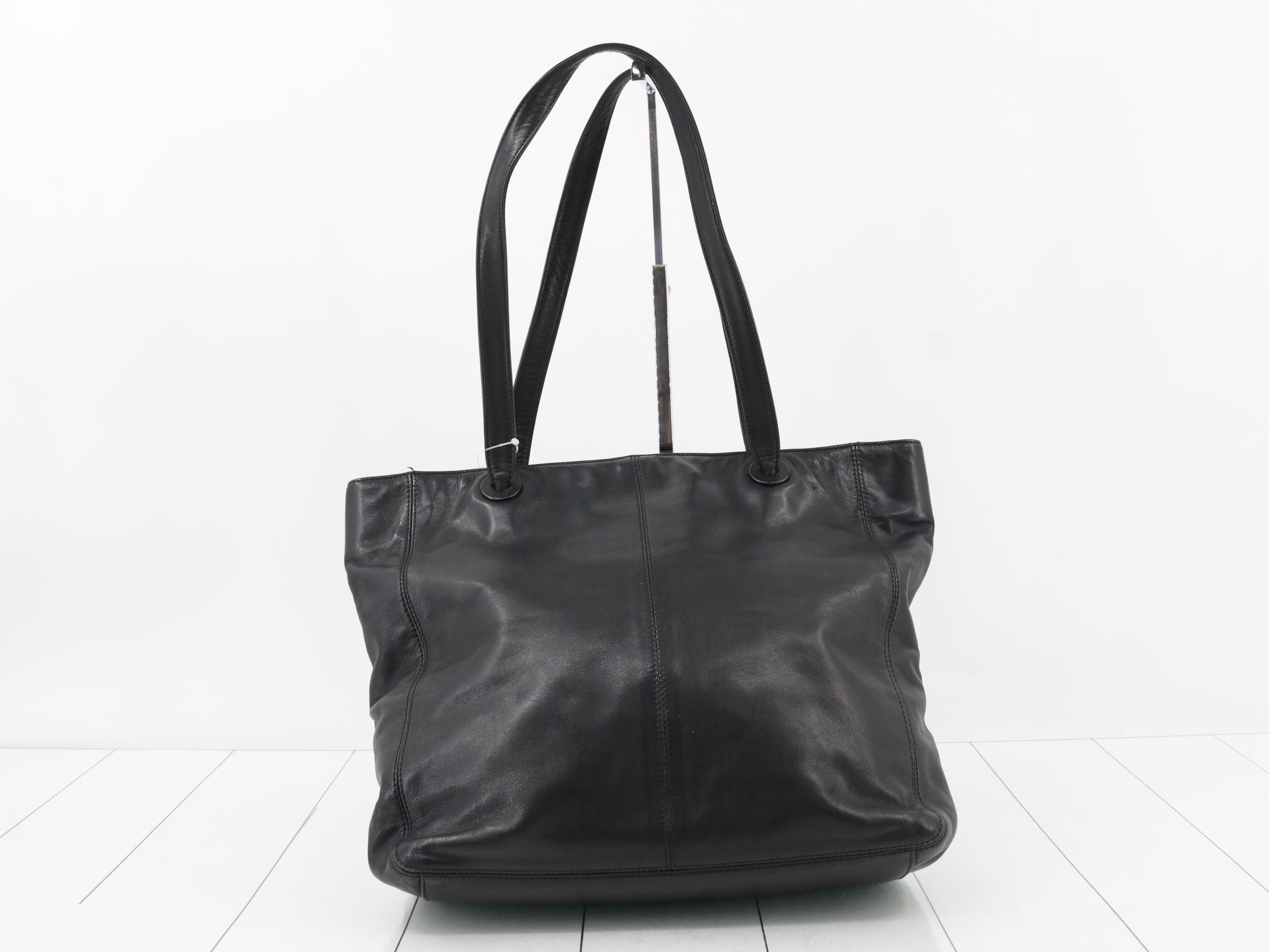 Coco Mark Leather Tote Bag — view 2