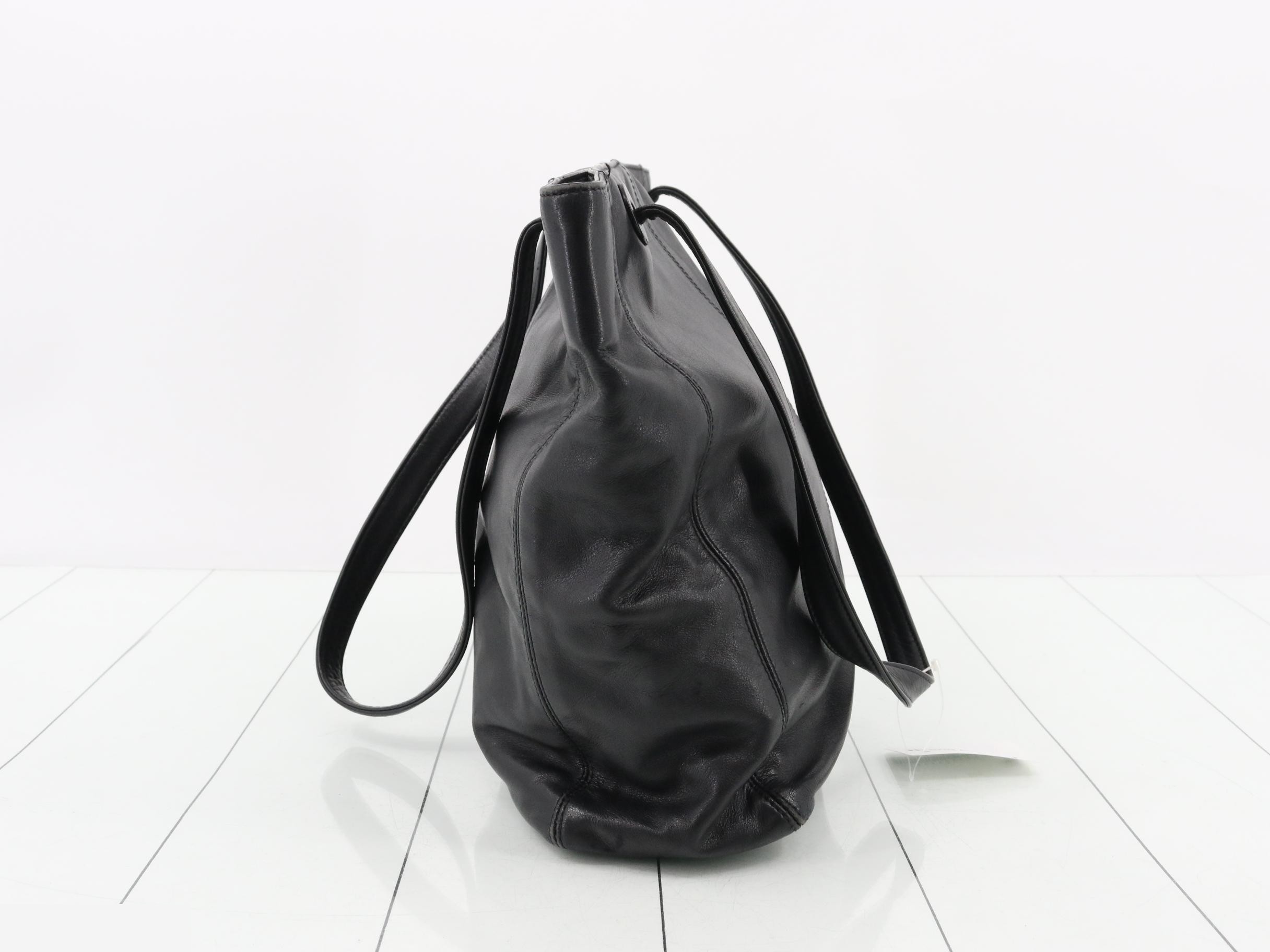 Coco Mark Leather Tote Bag — view 3
