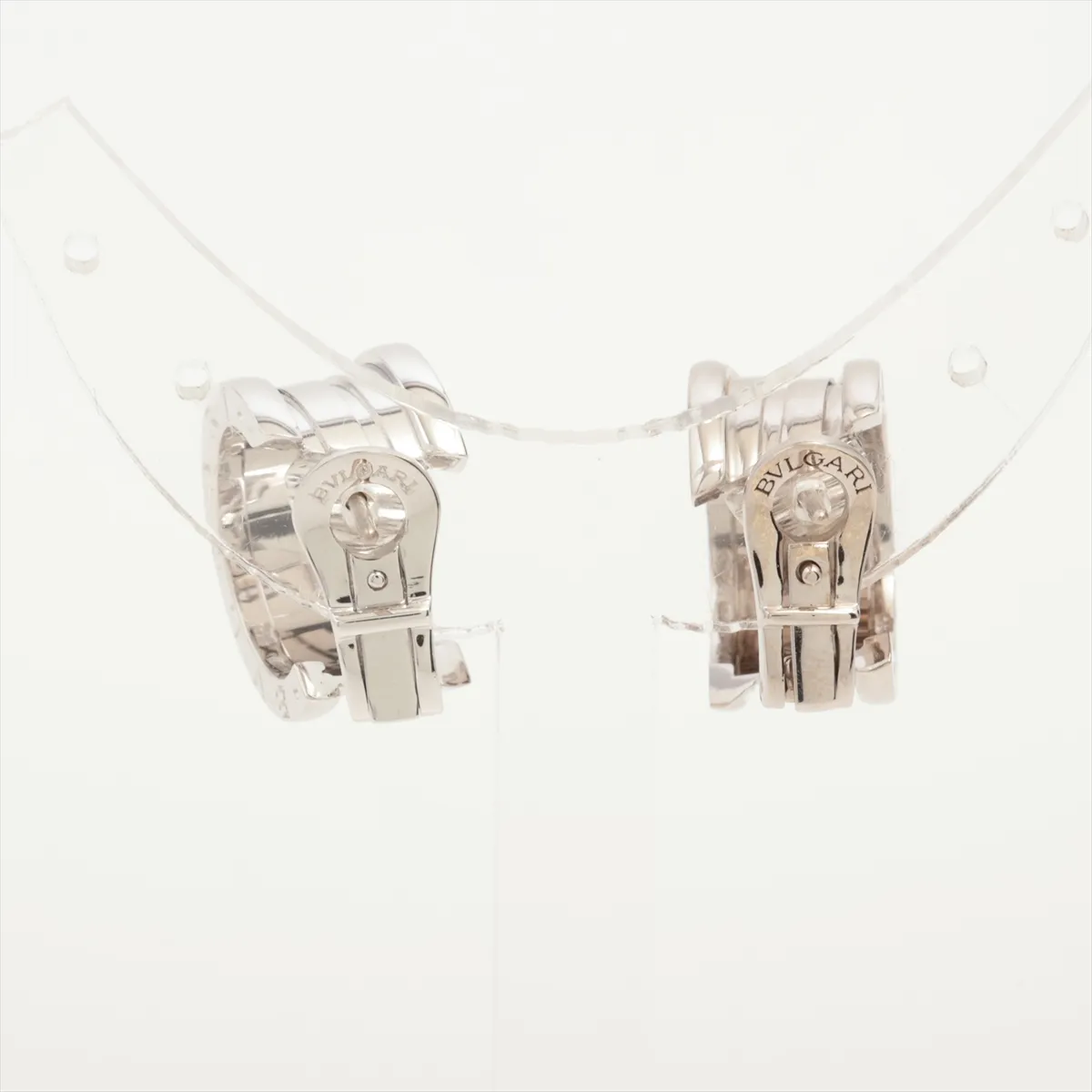 B Zero One Earrings 750(WG) 14.8g Clasp Distortion — view 3