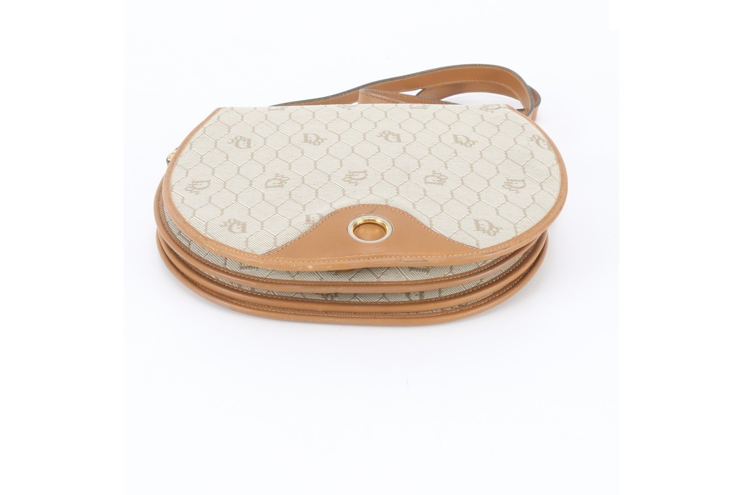 Honeycomb Leather Shoulder Bag, Crossbody Bag — view 6
