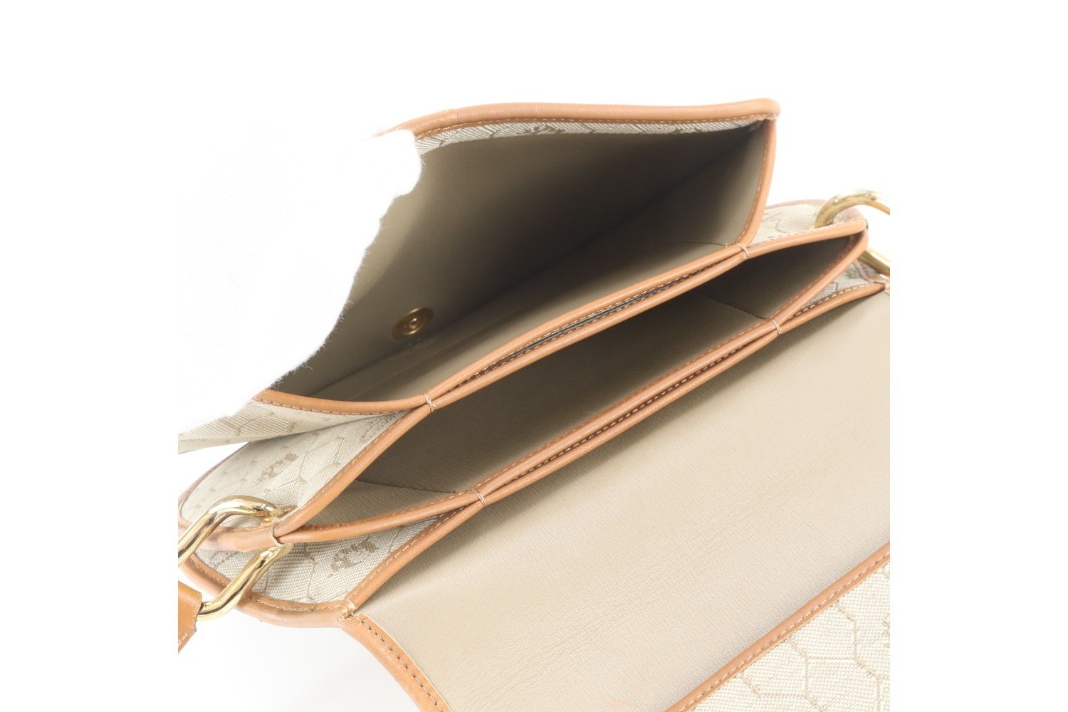 Honeycomb Leather Shoulder Bag, Crossbody Bag — view 7