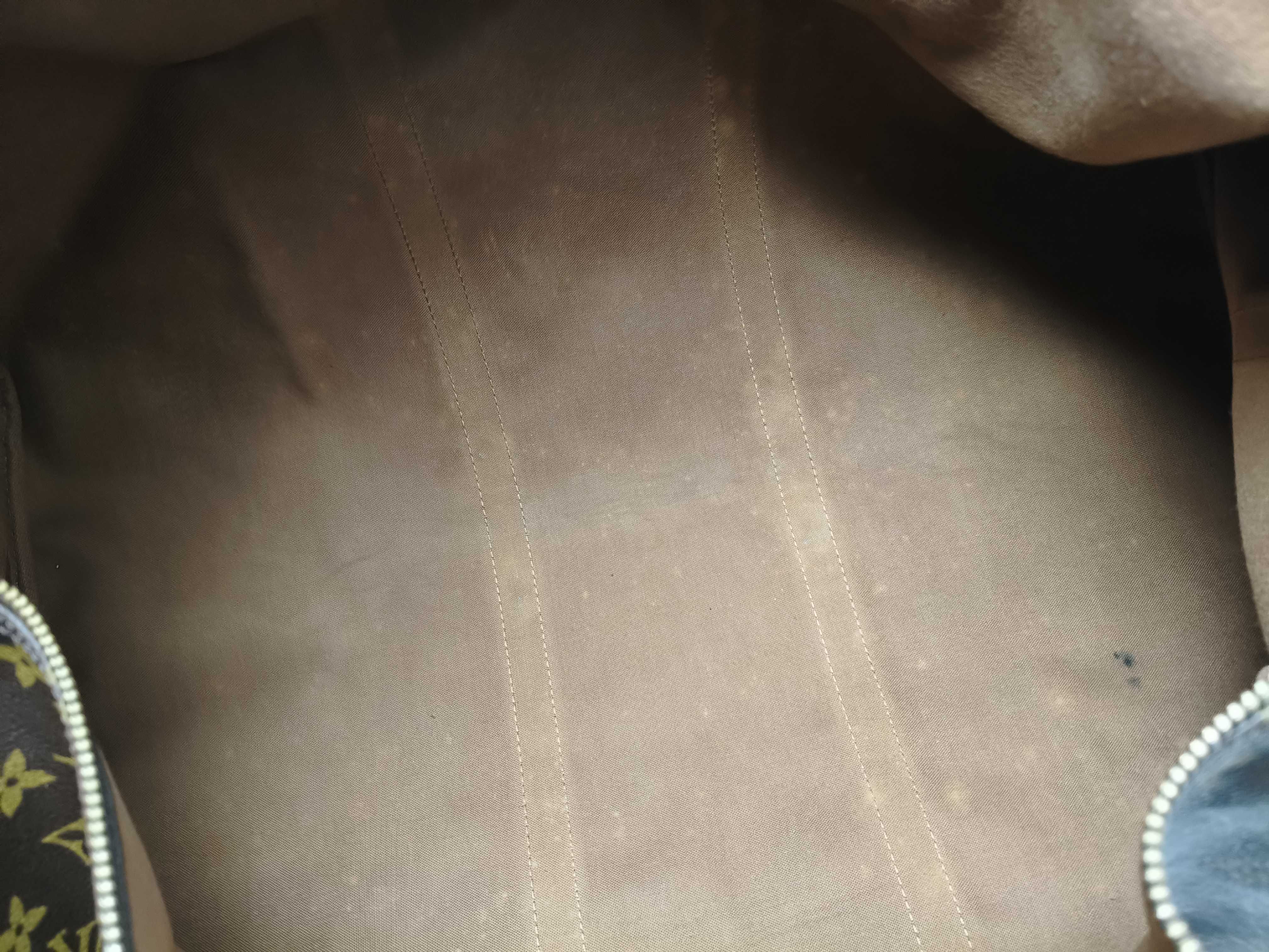 Monogram Vuitton Keepall Bandoulière 60 Boston Bag — view 11