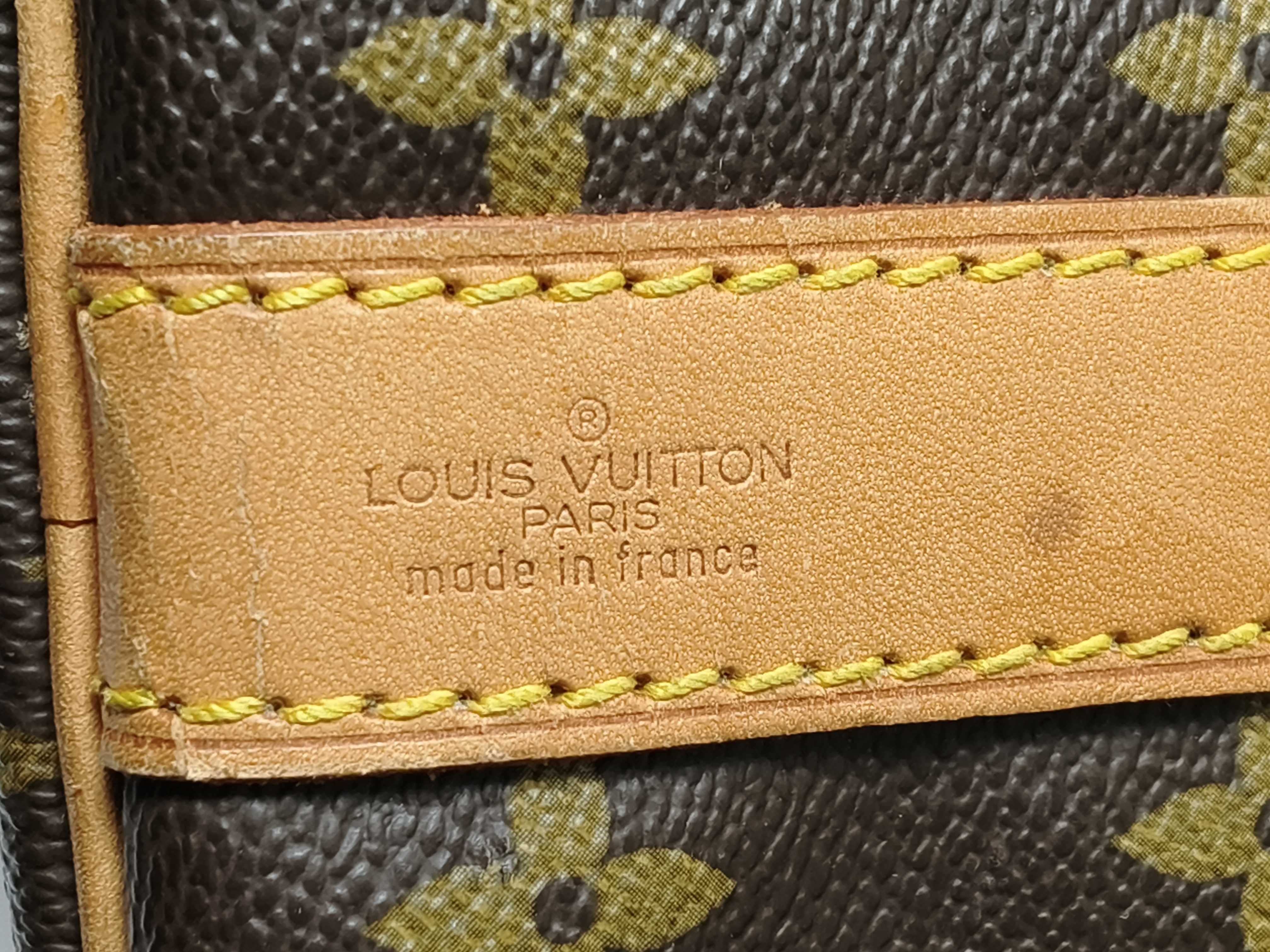 Monogram Vuitton Keepall Bandoulière 60 Boston Bag — view 12