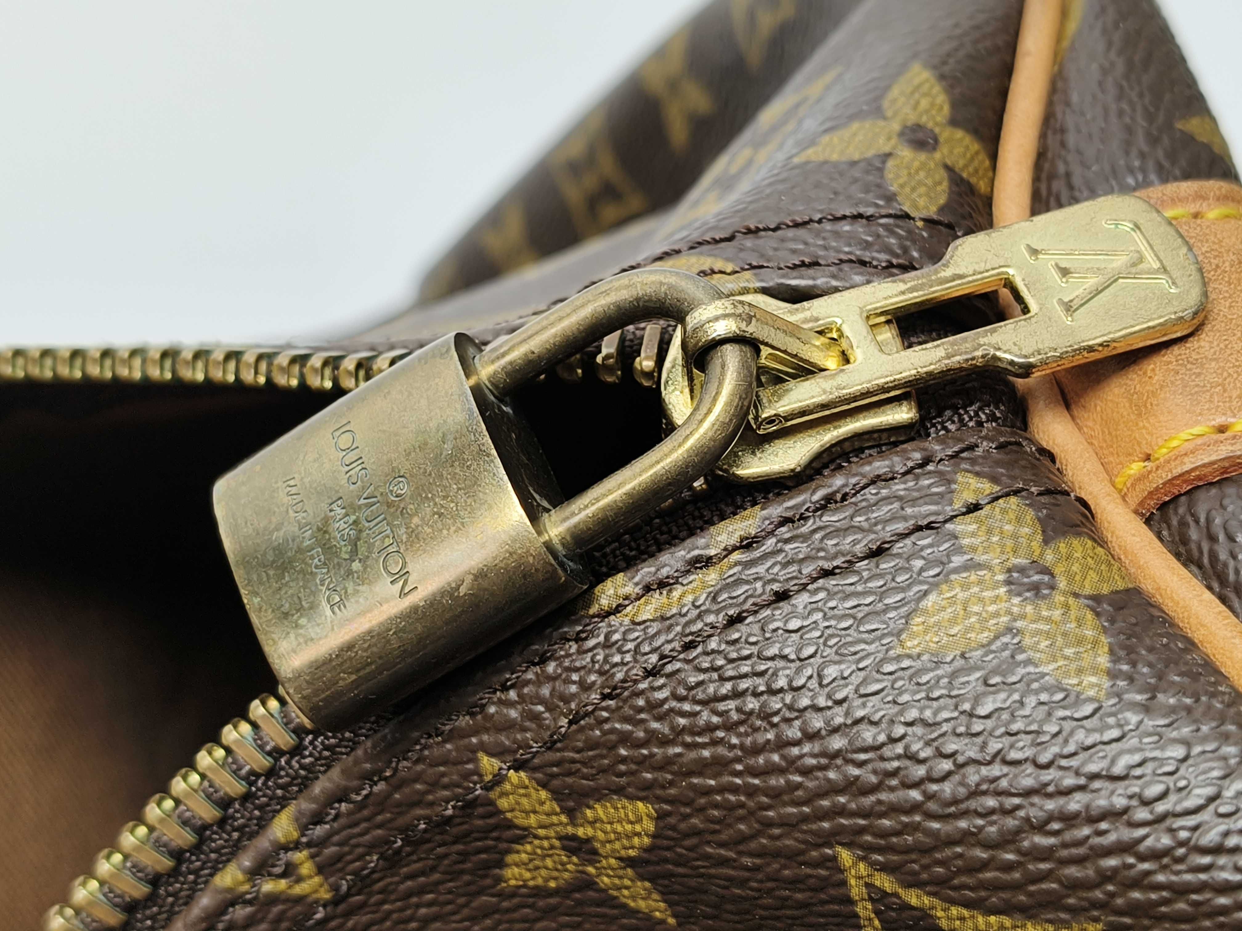 Monogram Vuitton Keepall Bandoulière 60 Boston Bag — view 15