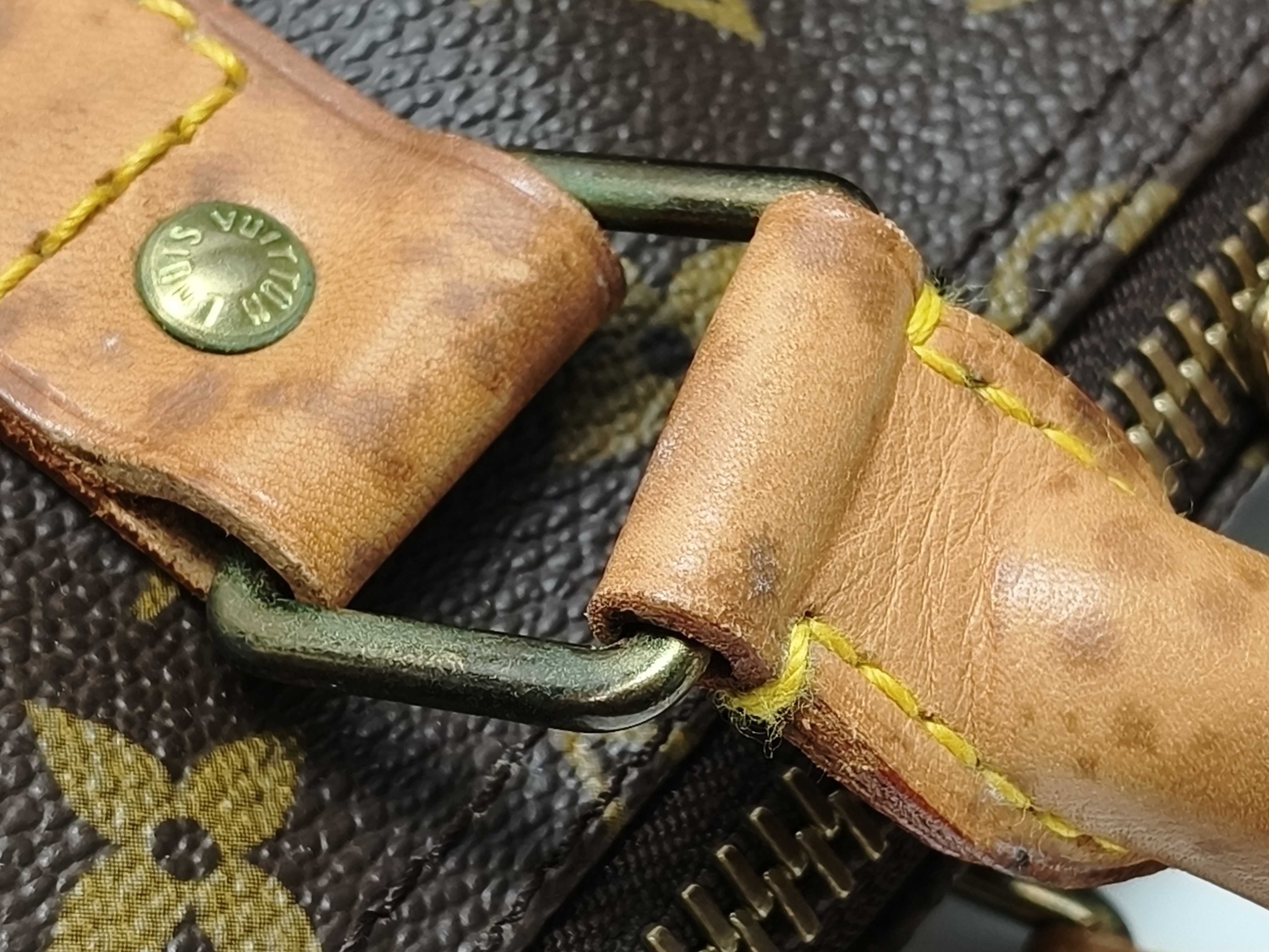 Monogram Vuitton Keepall Bandoulière 60 Boston Bag — view 5