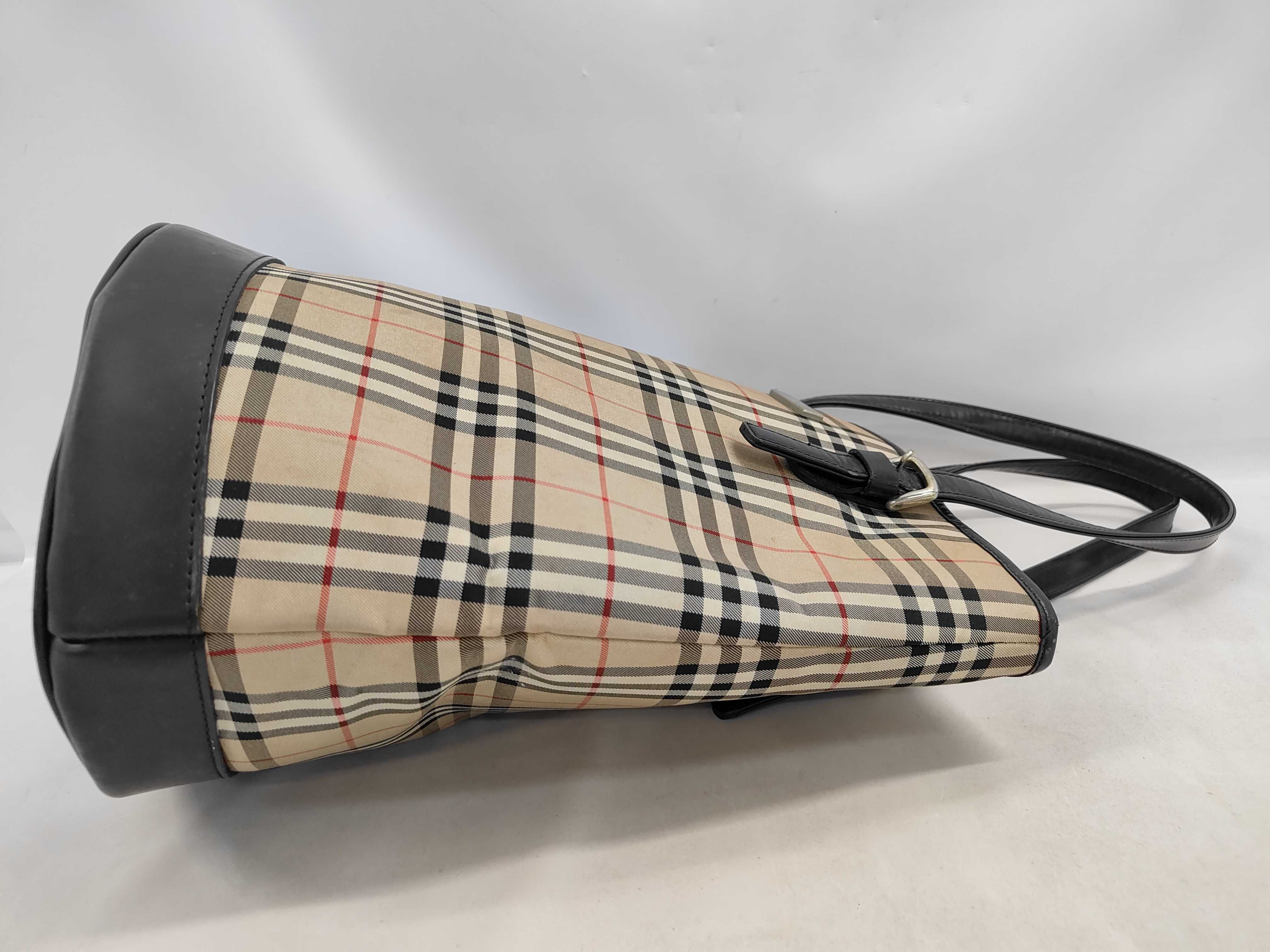 Burberry's Blue Label Nova Check Tote Bag — view 6