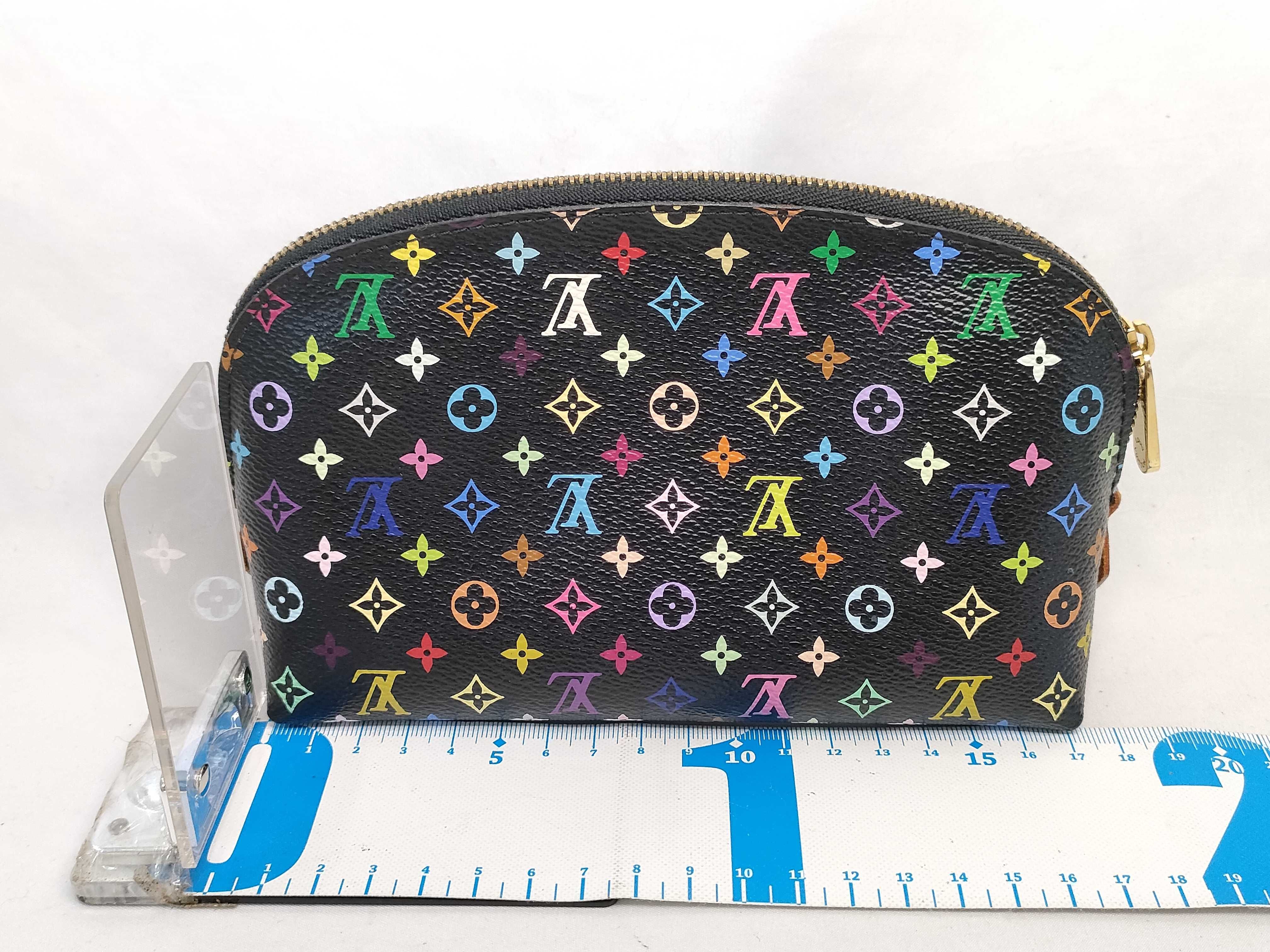 Monogram Multicolor Louis Vuitton Monogram Multicolor Pochette Cosmetic Pouch — view 2
