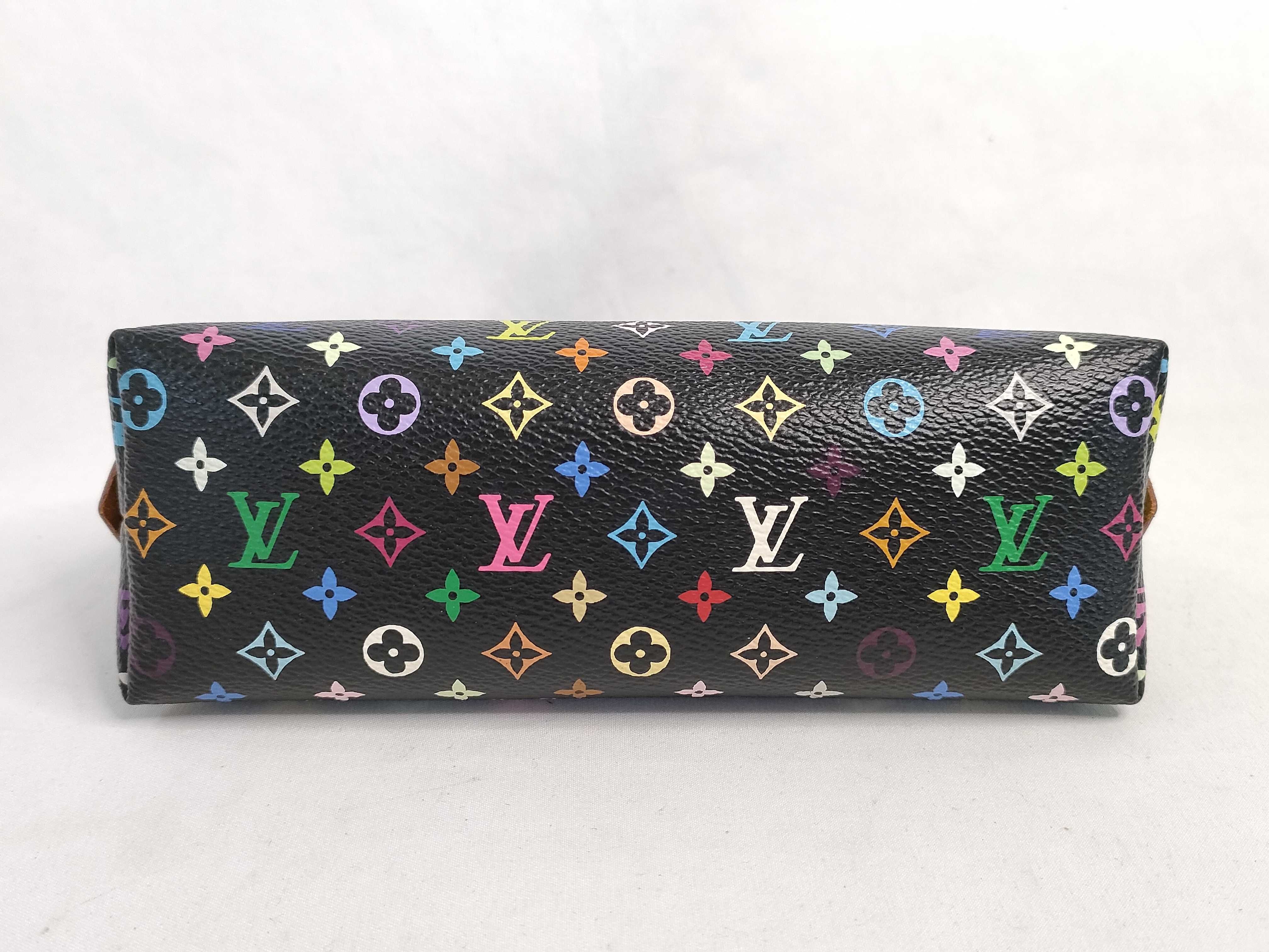 Monogram Multicolor Louis Vuitton Monogram Multicolor Pochette Cosmetic Pouch — view 4