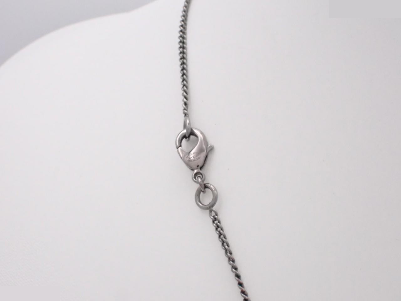 Coco Mark Heart Metal Necklace, Chain approx. 60cm — view 2