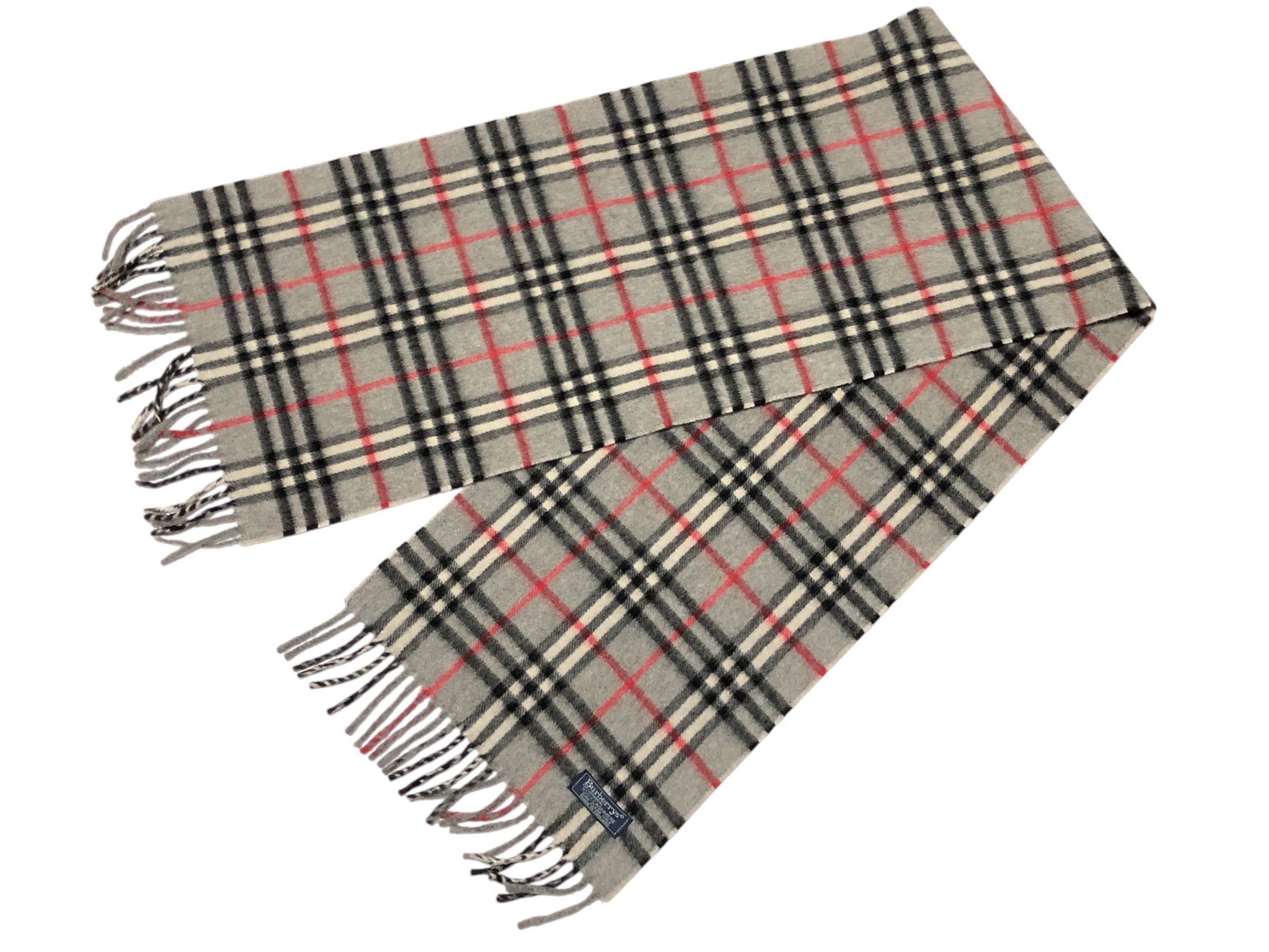 scarf, check pattern, 100% cashmere. — view 11
