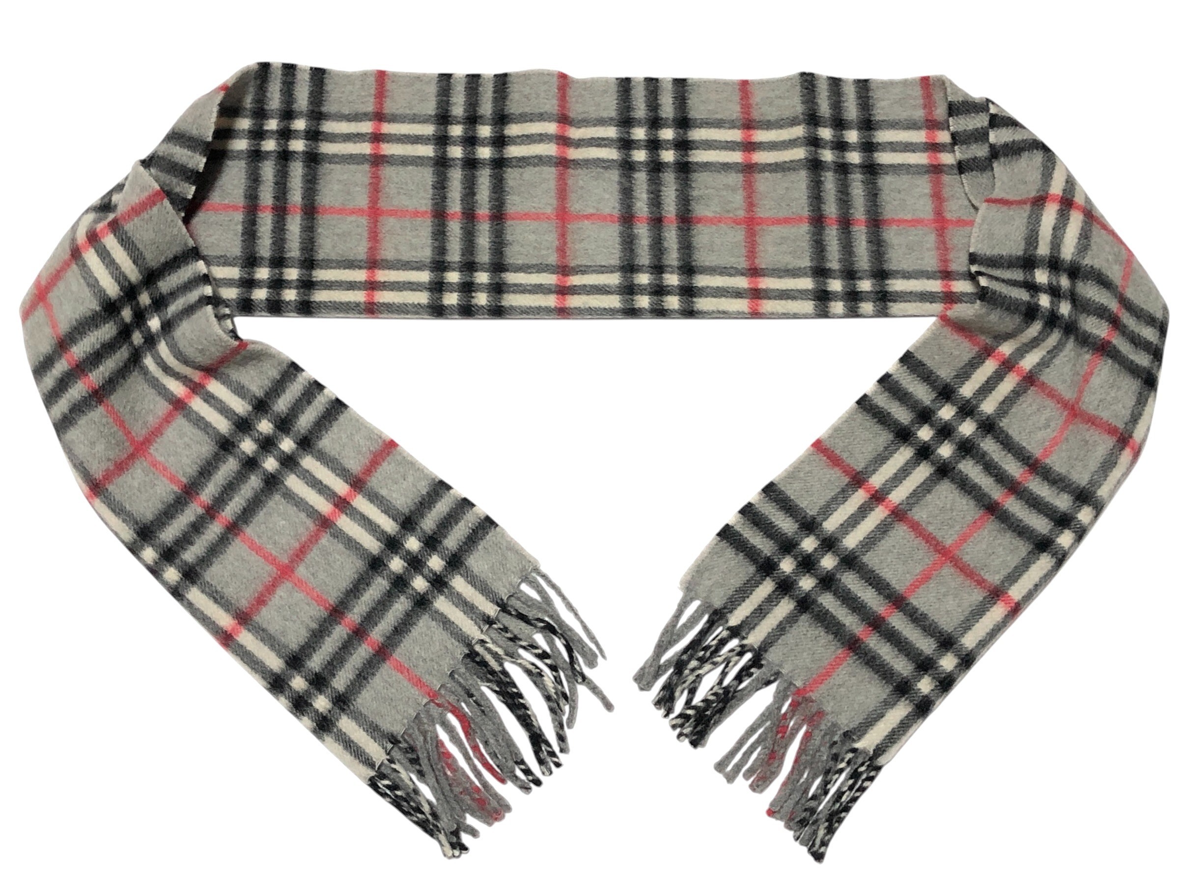 scarf, check pattern, 100% cashmere. — view 3