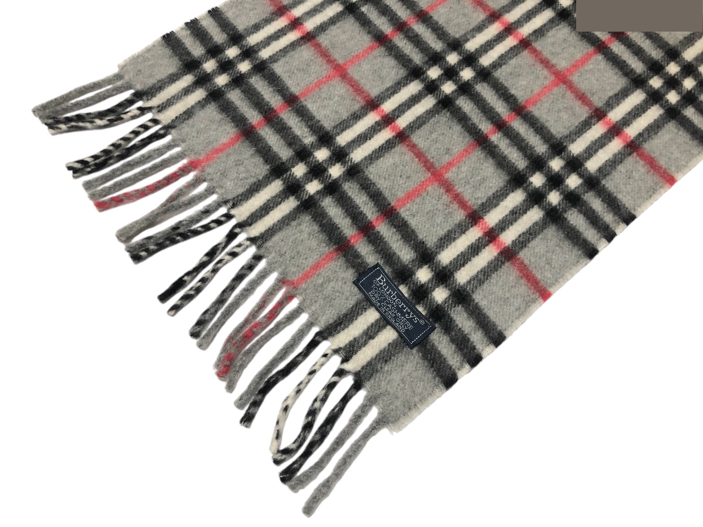 scarf, check pattern, 100% cashmere. — view 4