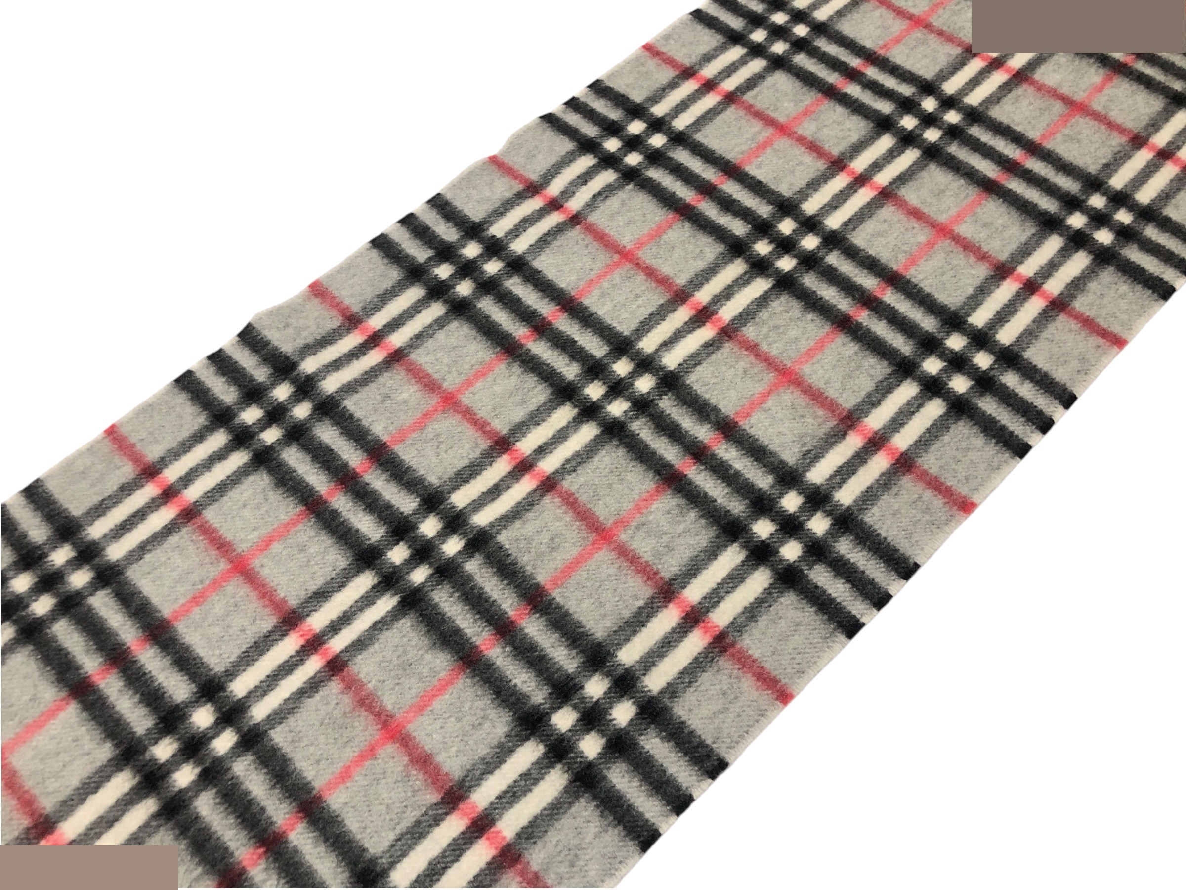 scarf, check pattern, 100% cashmere. — view 8
