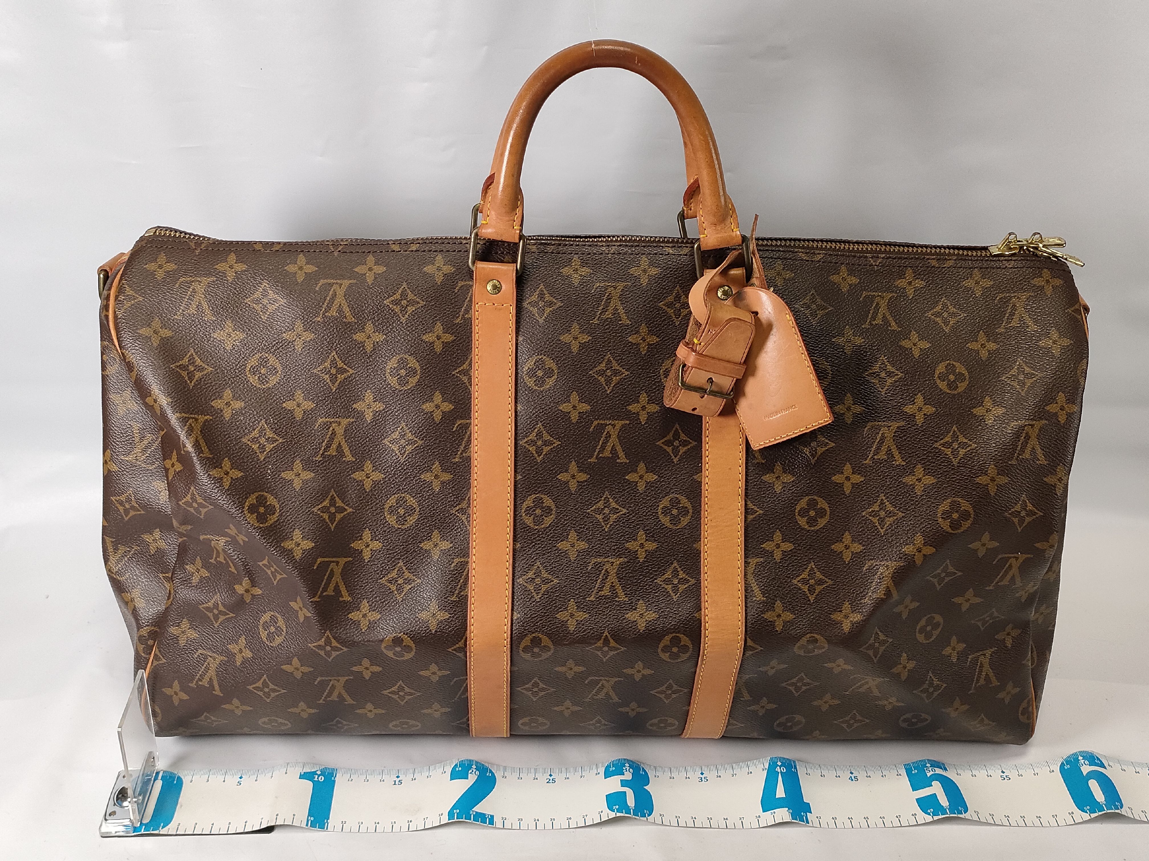 Monogram M41414 Keepall Bandoulière 55 Boston Bag — view 2