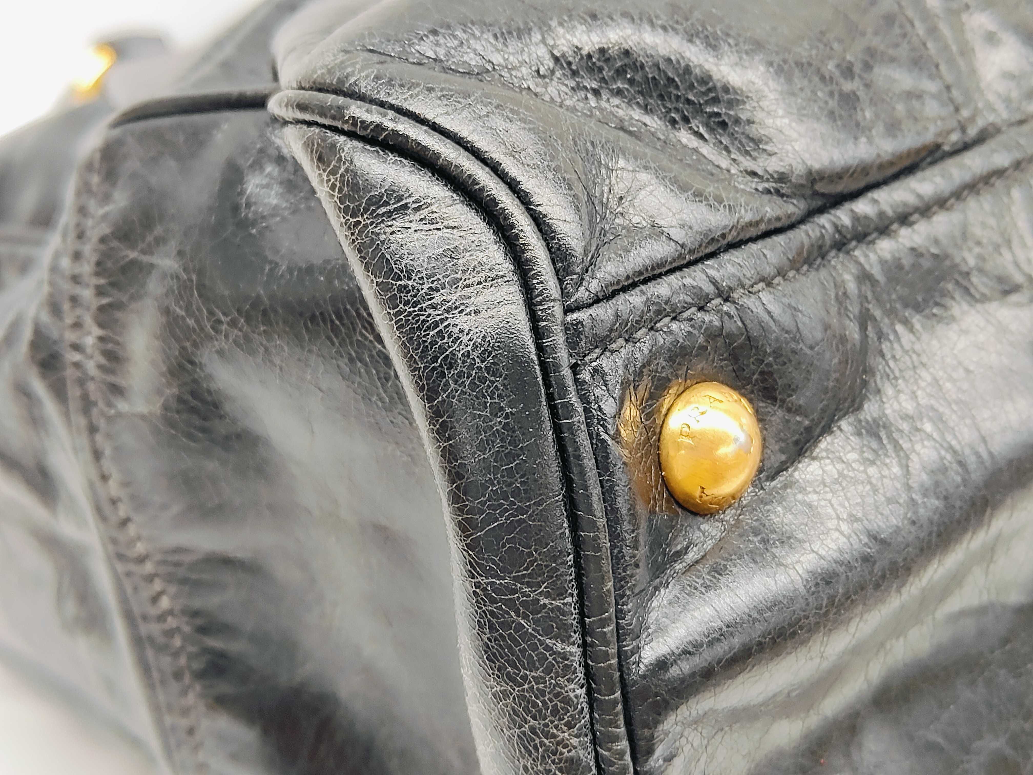 Vitello Daino Shine Tote Bag (Handbag) — view 4