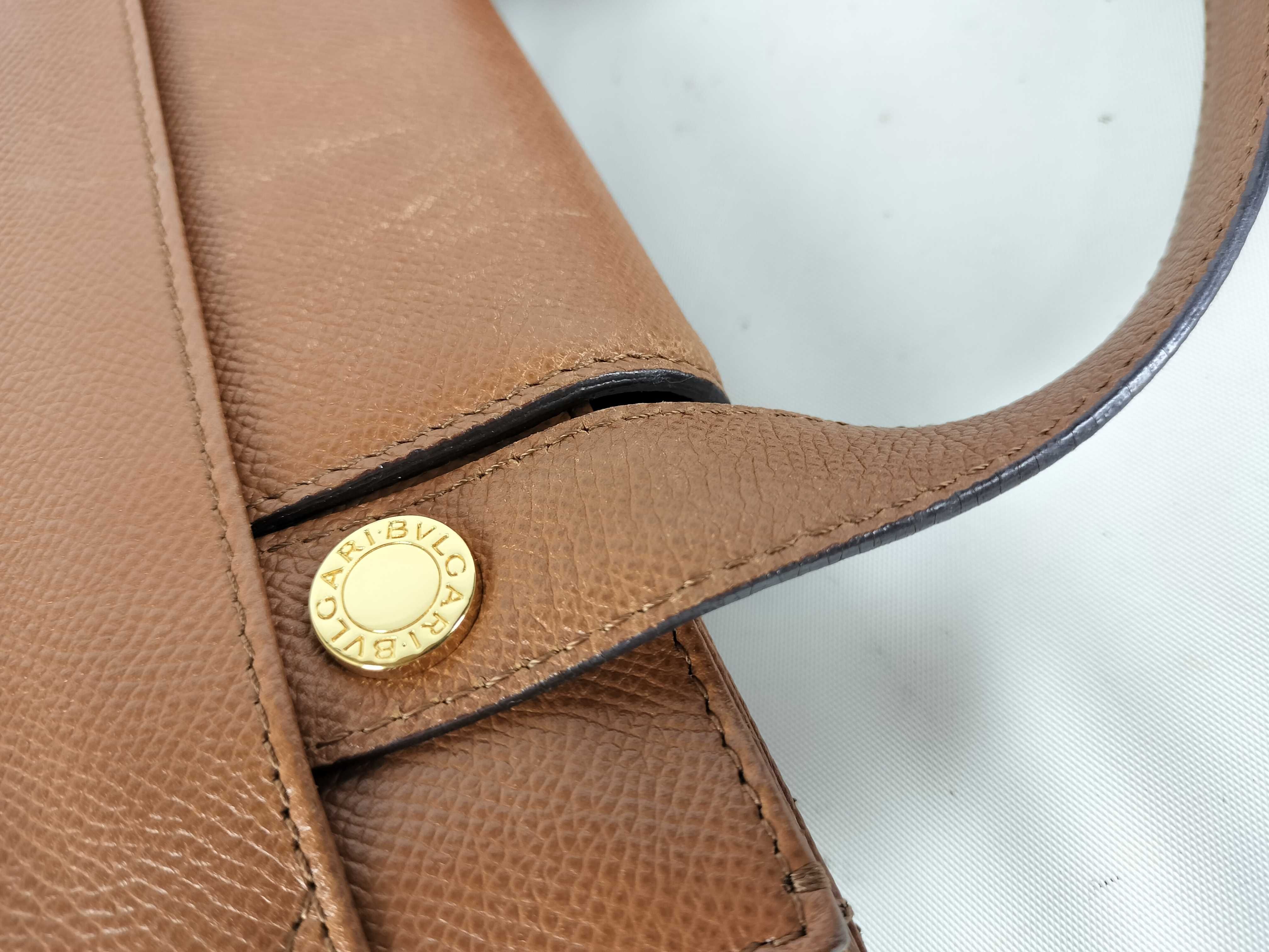 Turnlock Leather Shoulder Bag — view 5
