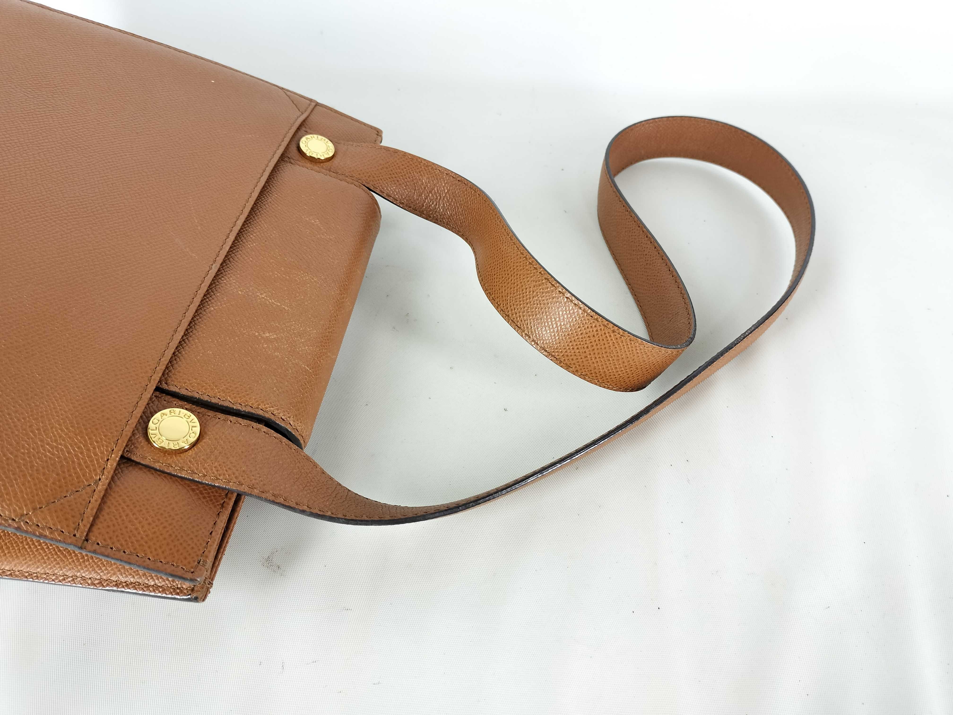 Turnlock Leather Shoulder Bag — view 6