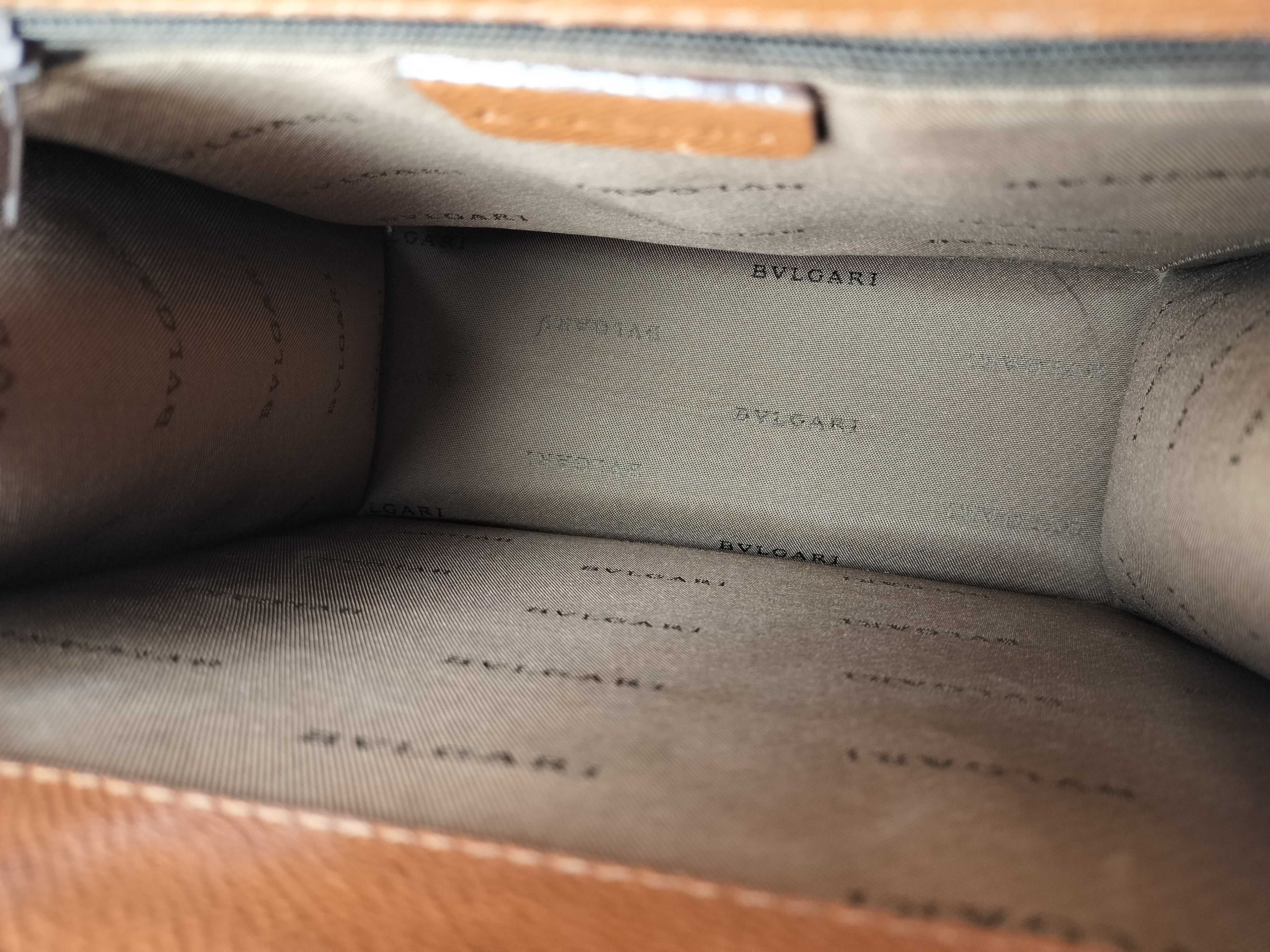 Turnlock Leather Shoulder Bag — view 9