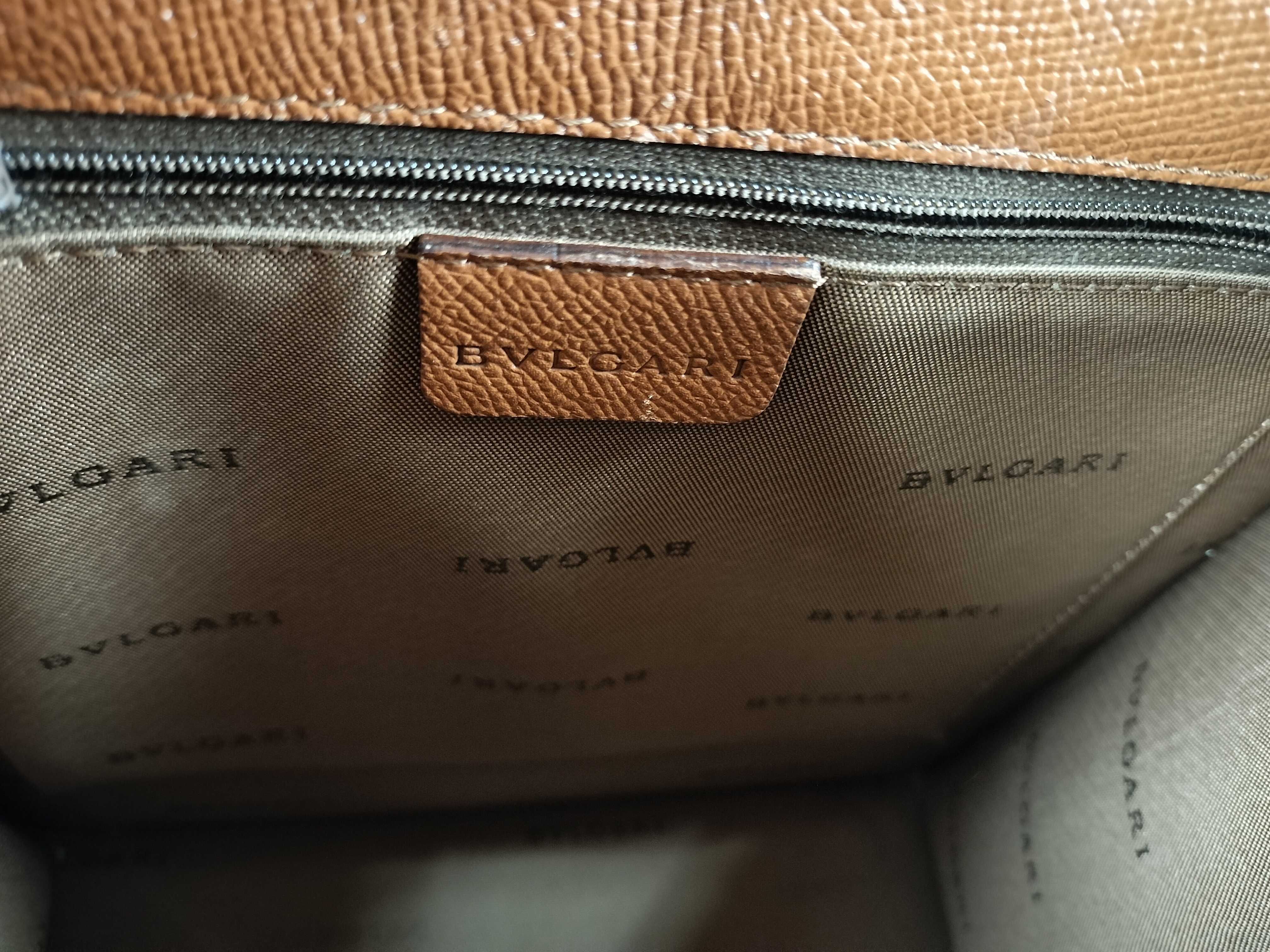 Turnlock Leather Shoulder Bag — view 10