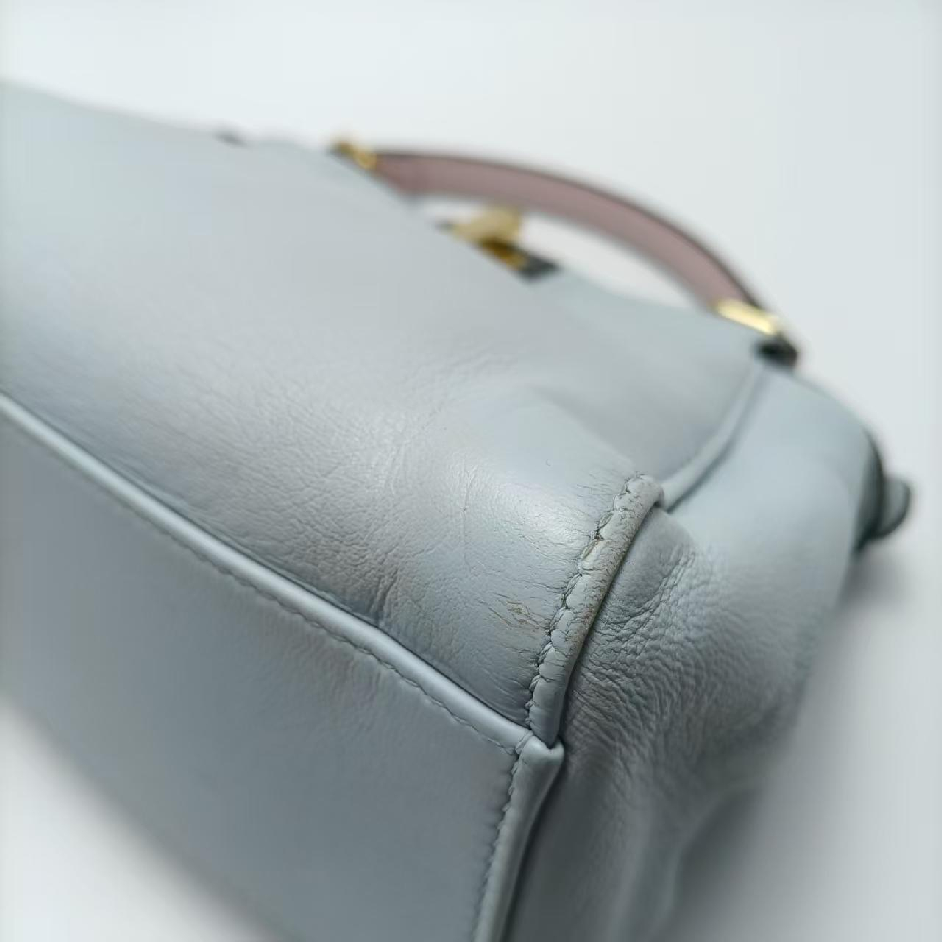 Peekaboo Cowhide Handbag — view 7