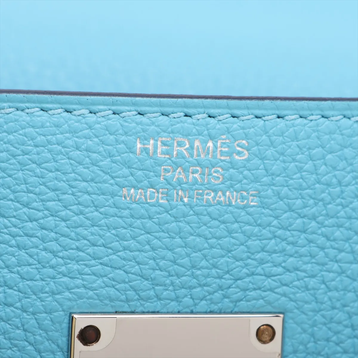 [Individually packaged] Hermes Kelly 42 Maxi Letournée Togo Blue Nord Silver Hardware B: 2023 — view 12