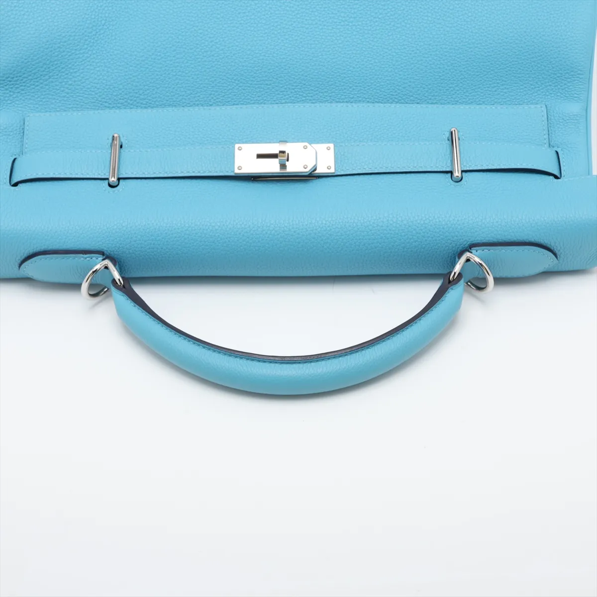 [Individually packaged] Hermes Kelly 42 Maxi Letournée Togo Blue Nord Silver Hardware B: 2023 — view 5