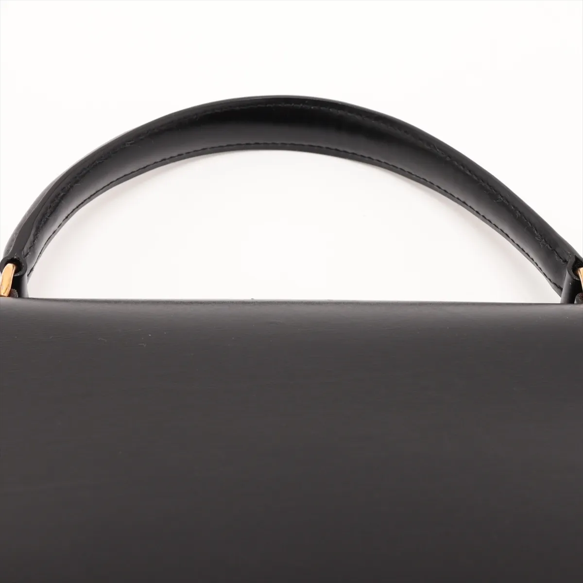 [Individually packaged] Hermes Kelly 32 Sellier Box Calf Black Gold Hardware F: 1976, — view 6