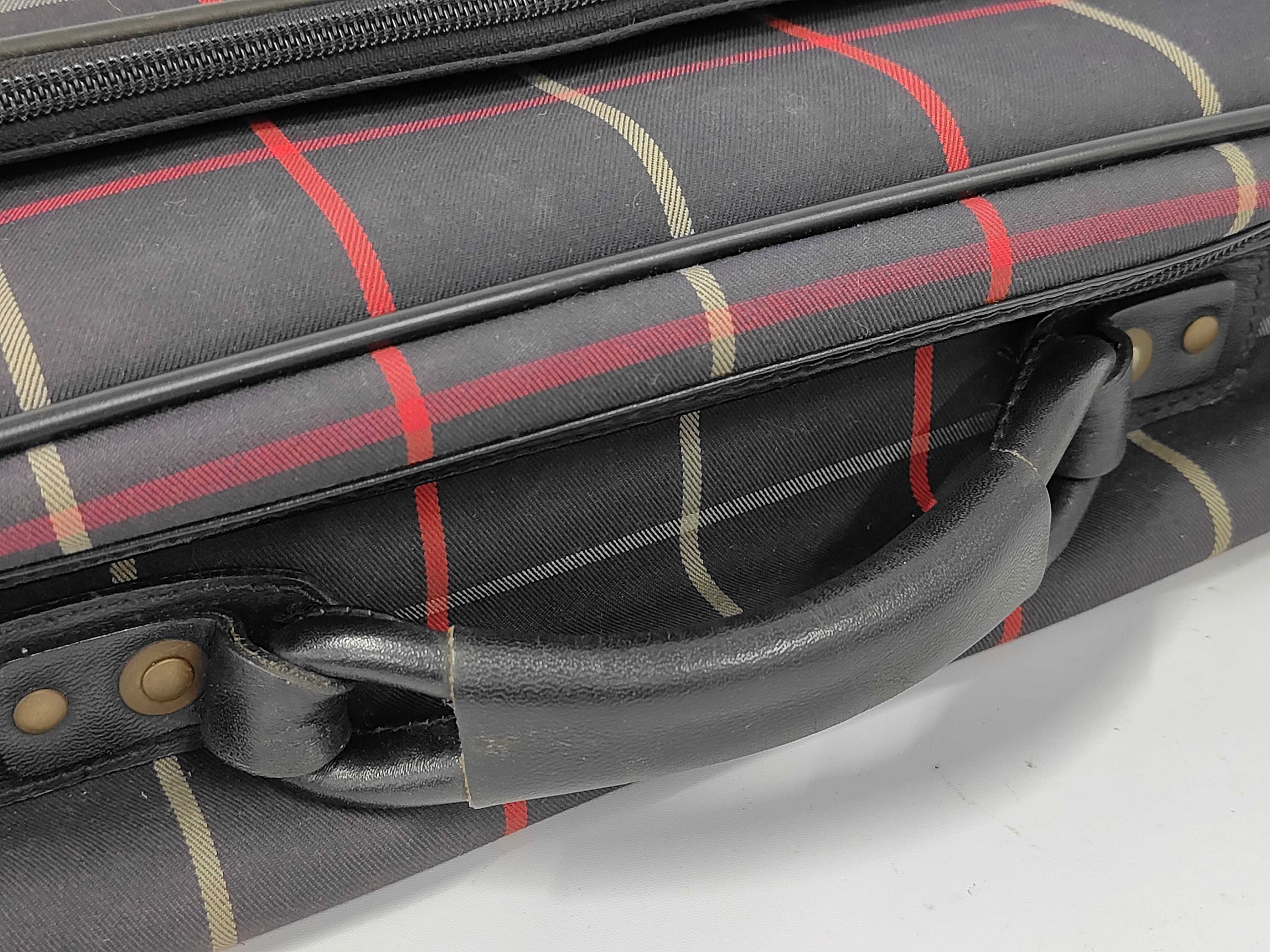 Boston bag with long strap, navy, handbag — view 3