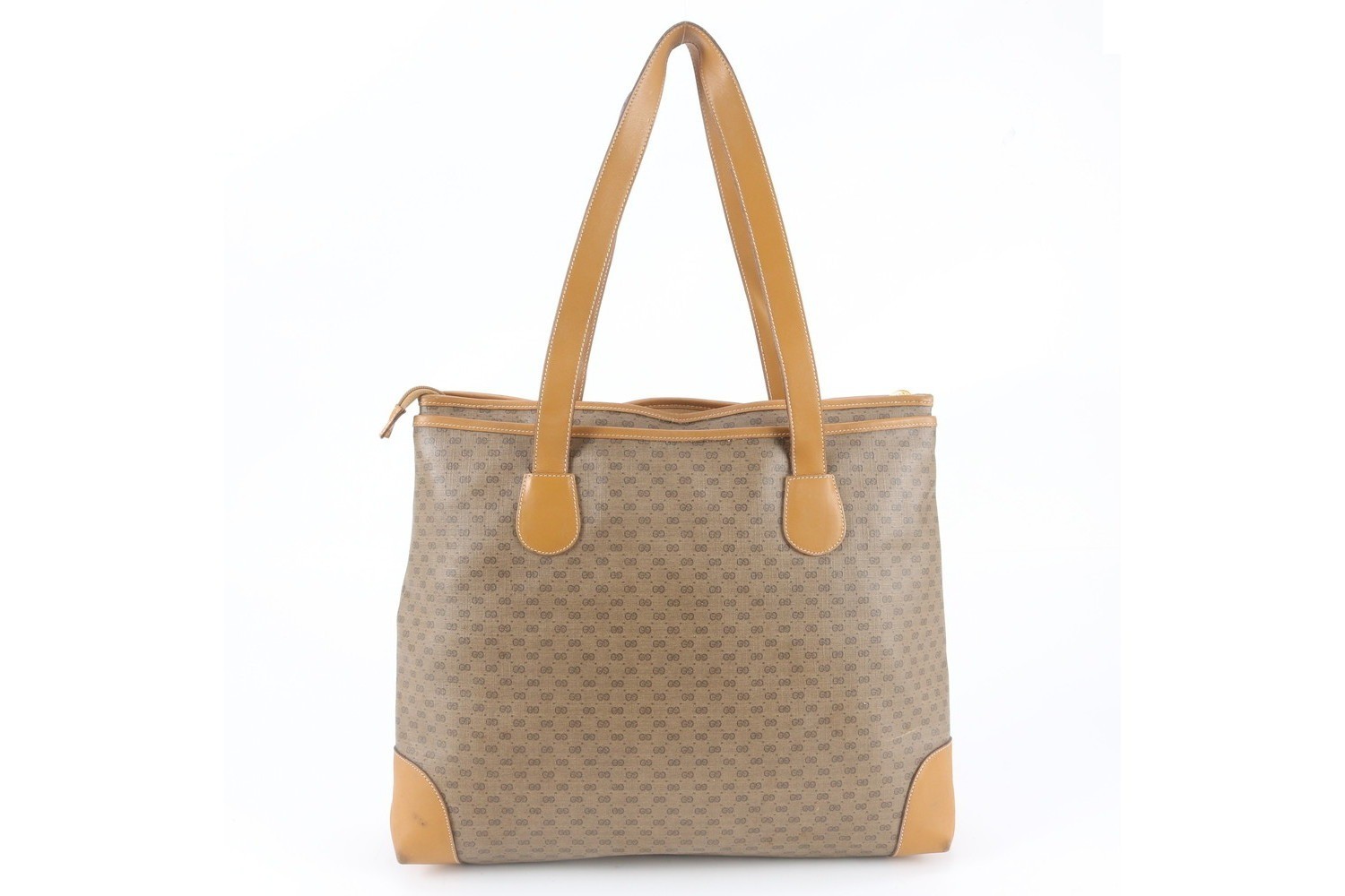 Micro GG 002 39 0172 Leather Tote Bag Shoulder — view 3