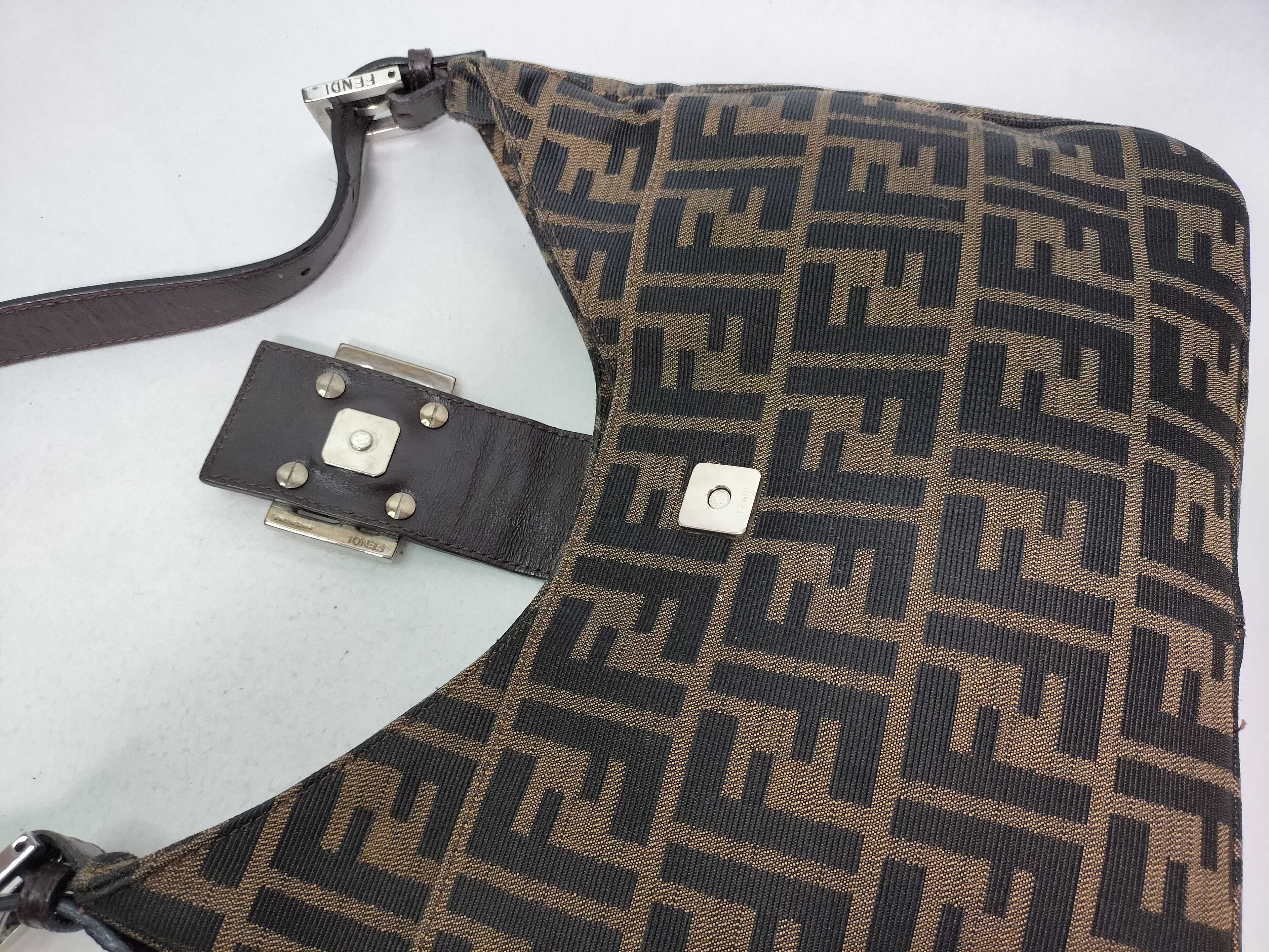 Zucca pattern Fendi Mamma Bucket handbag with dust bag — view 12