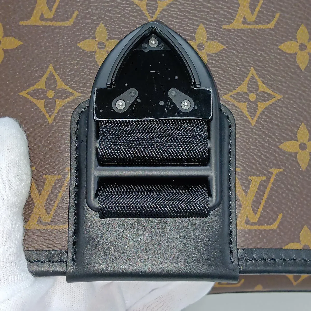 Monogram Macassar Archie Messenger M46328 Brown (RFID detected) — view 13