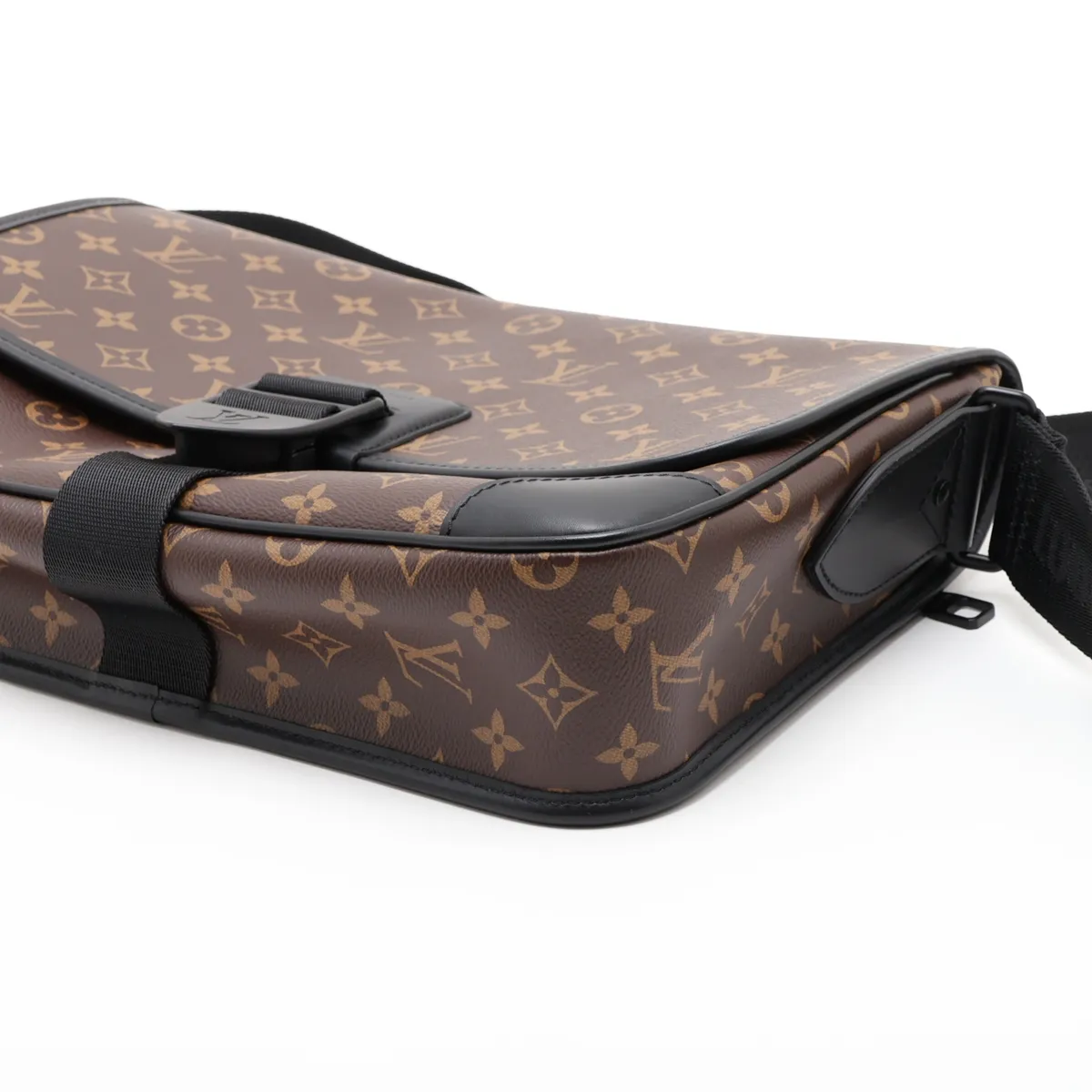 Monogram Macassar Archie Messenger M46328 Brown (RFID detected) — view 3