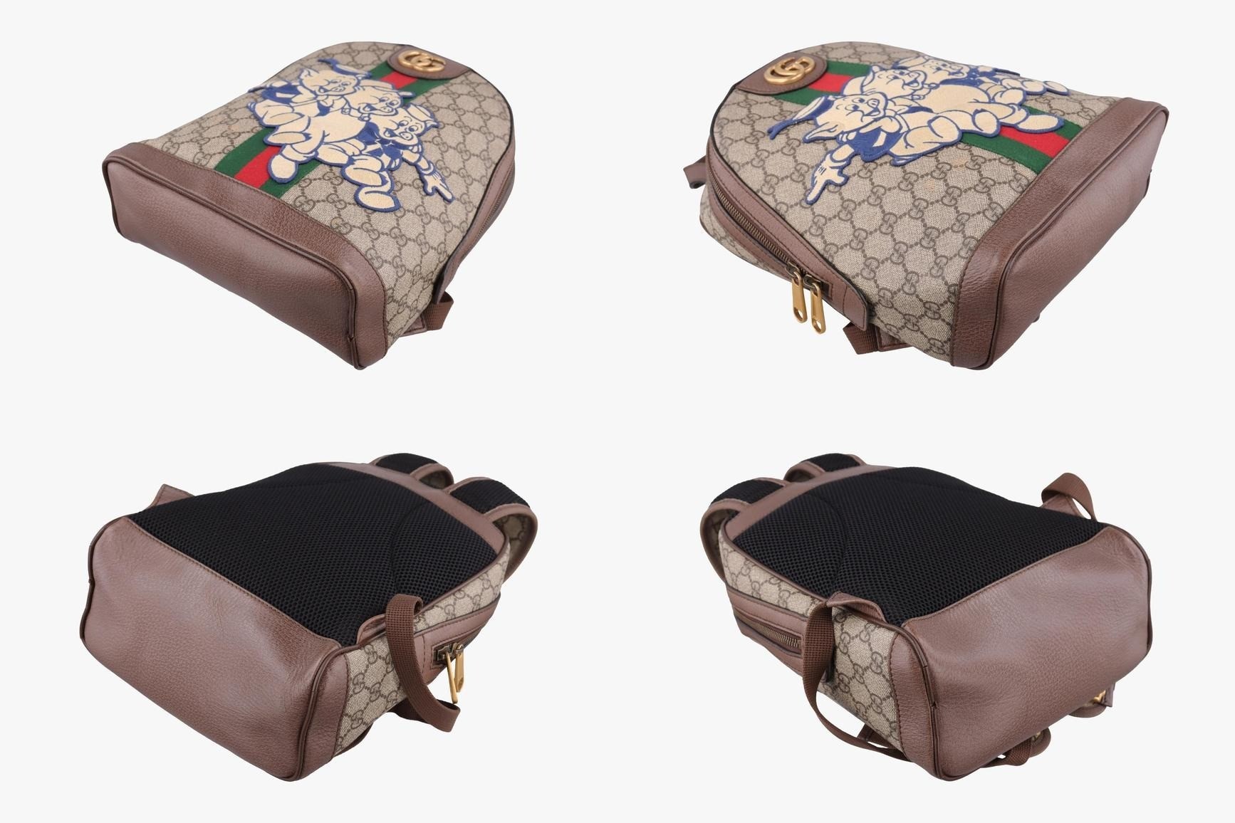 The Three Little Pigs PVC Coated Canvas x Leather Brown — view 4