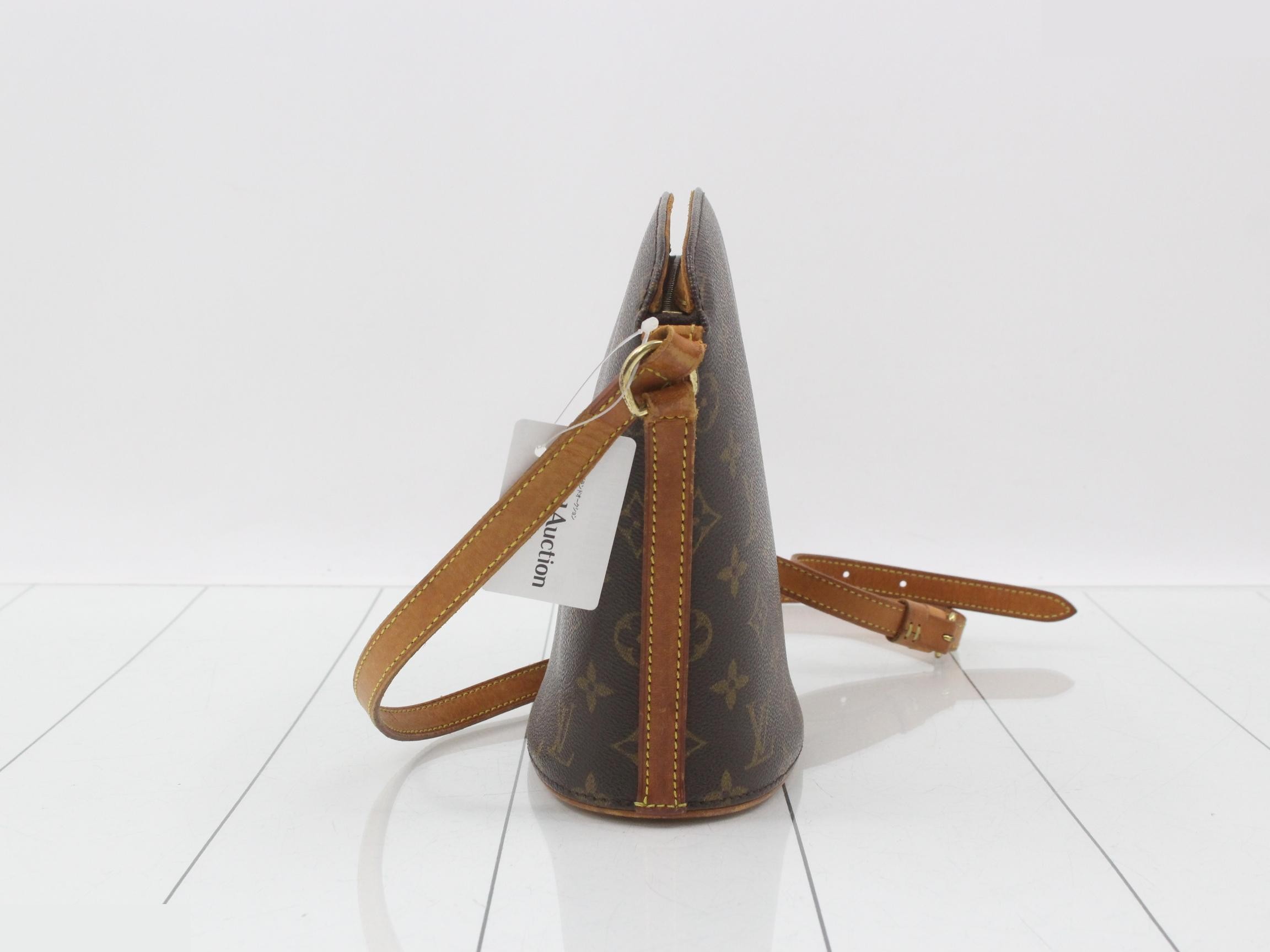 M51290 Druot Shoulder Bag, Monogram Brown Leather — view 3