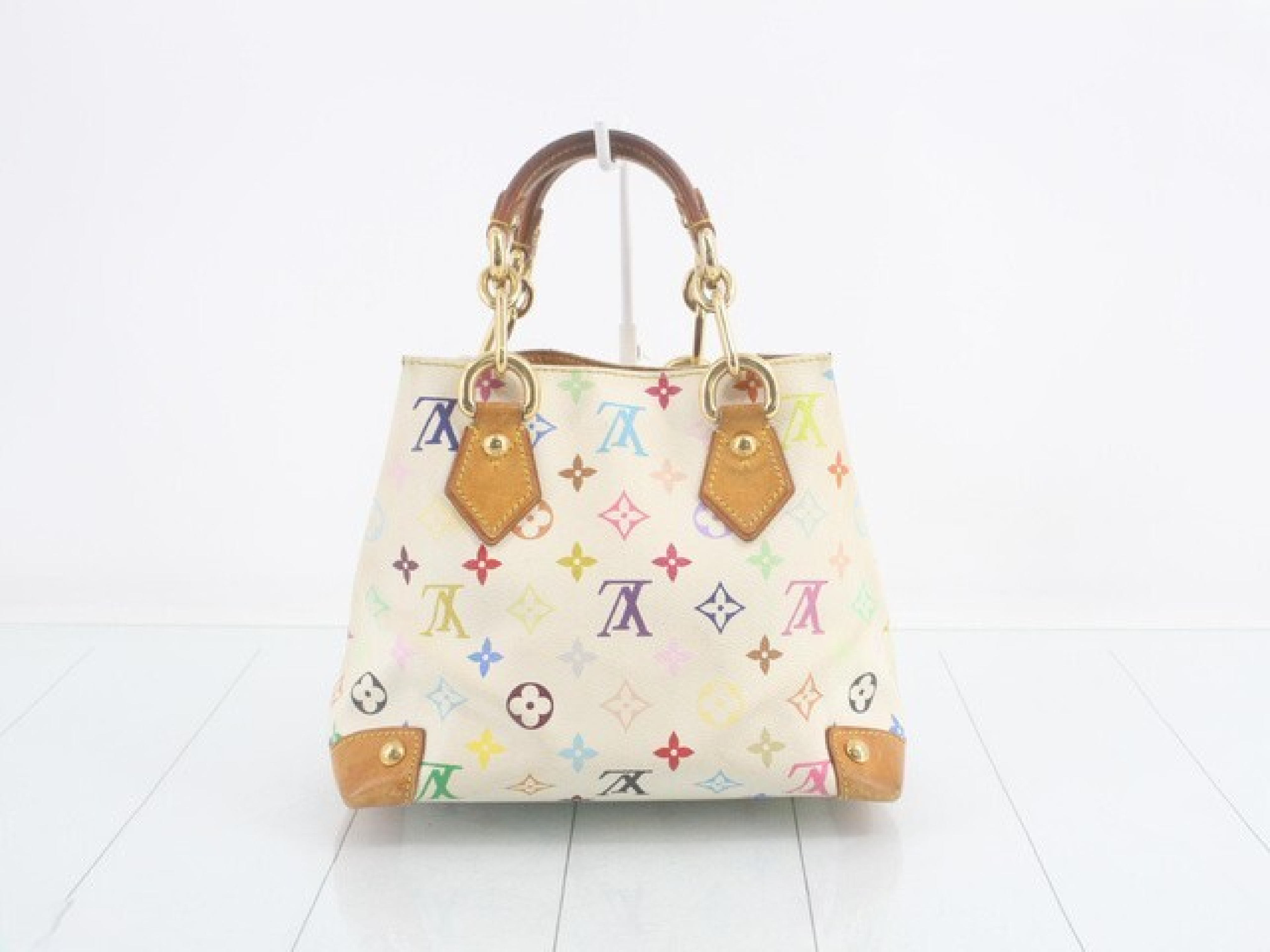 Monogram Multicolor Audora Blanc Handbag — view 2