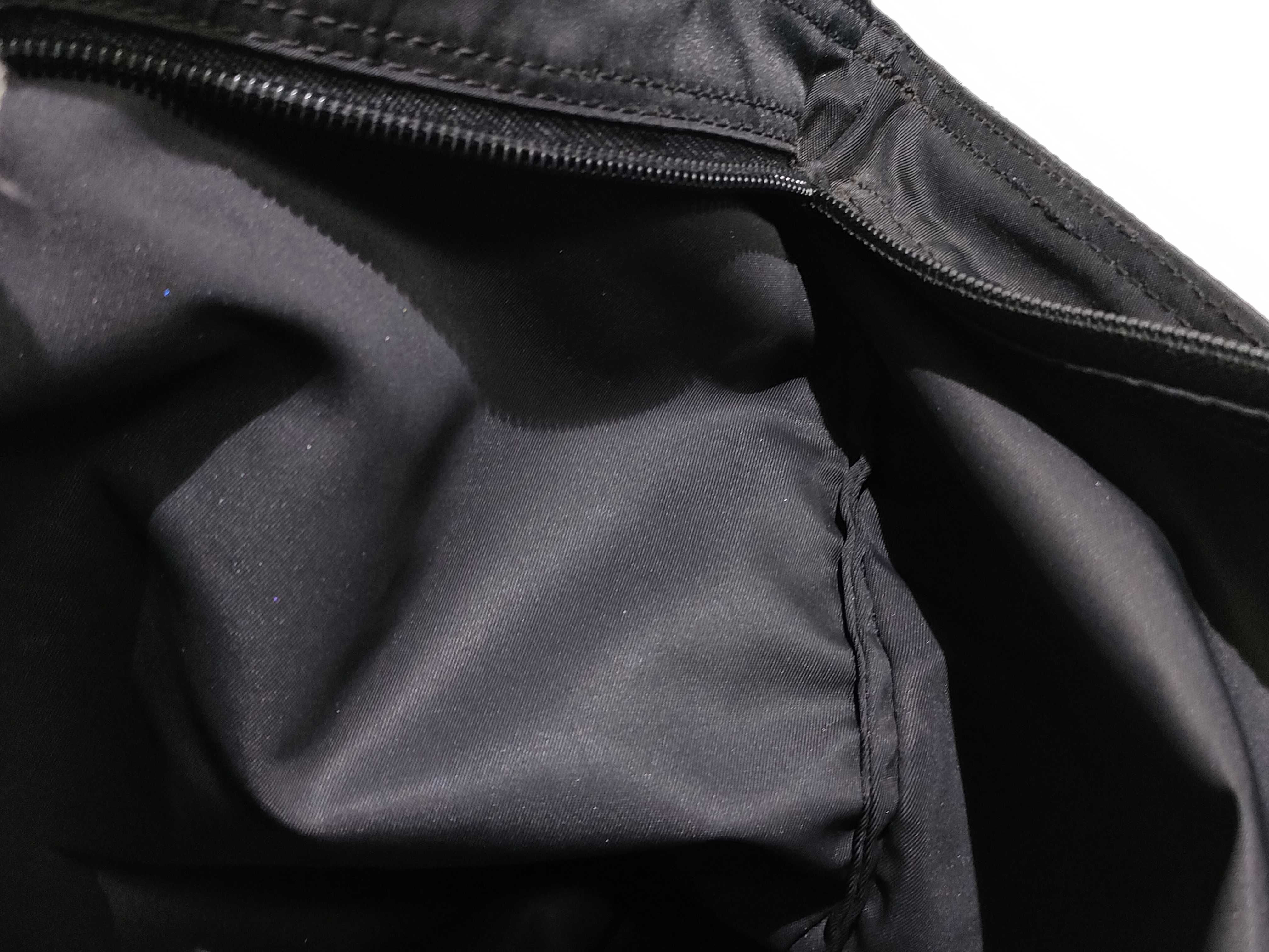 Nylon Shoulder Bag with Triangle Logo — view 11