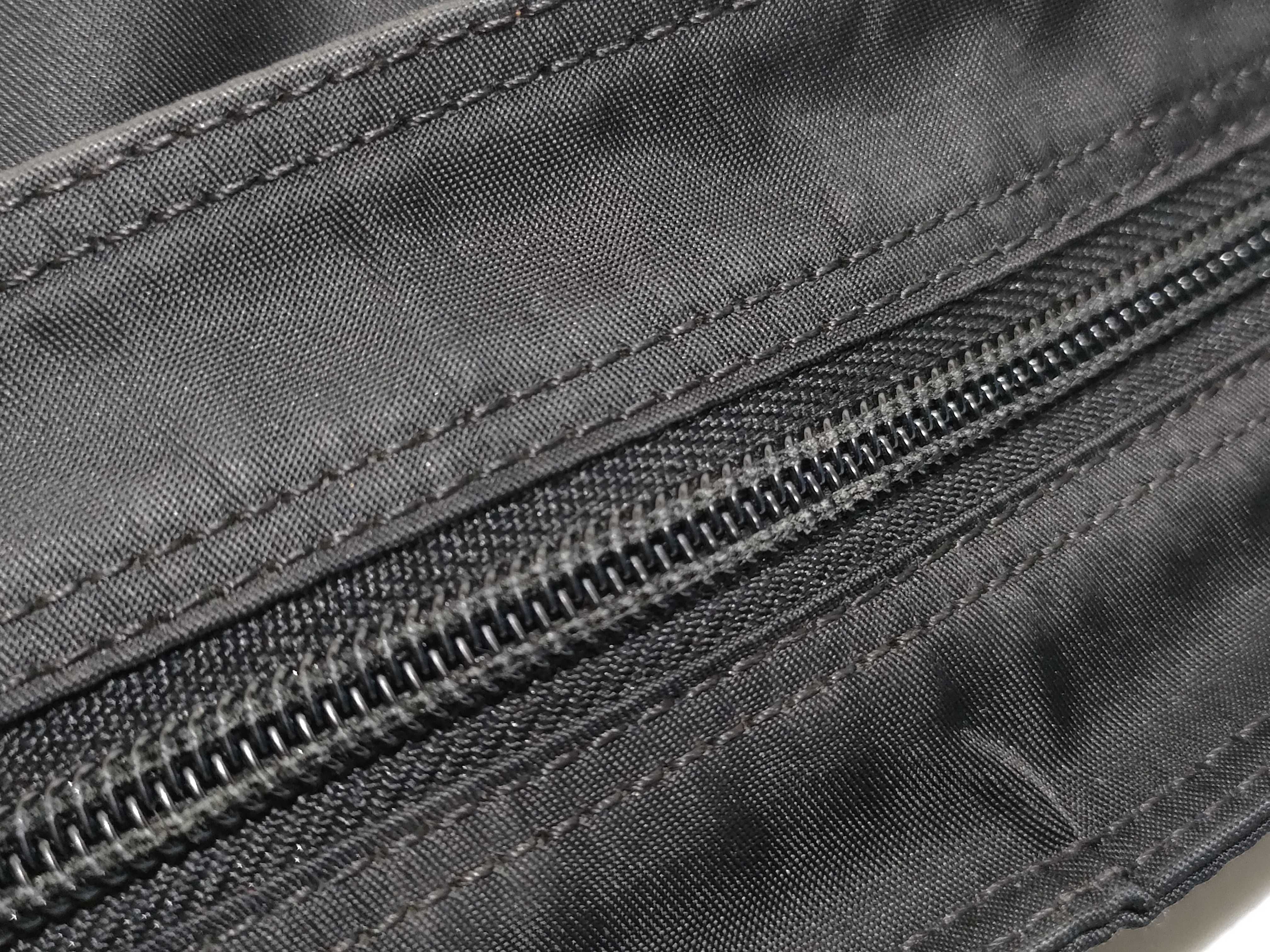 Nylon Shoulder Bag with Triangle Logo — view 8