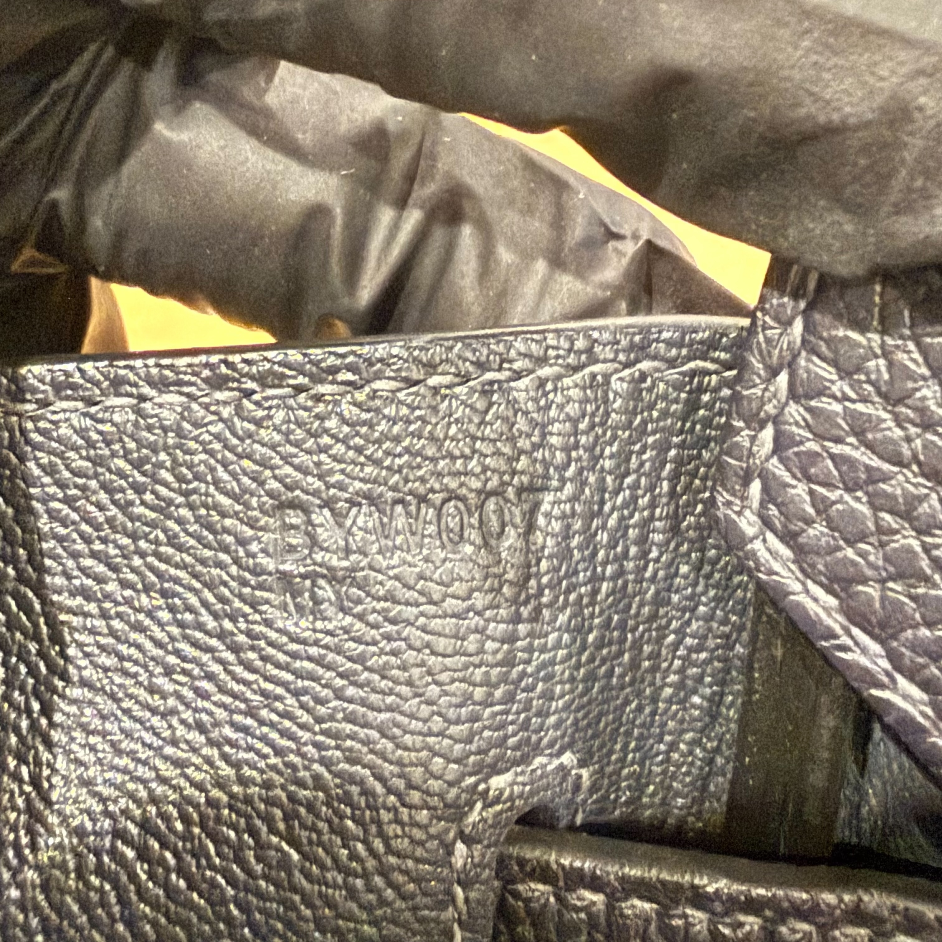 Birkin 40 Black Togo Leather, Silver Hardware, B Stamp Handbag — view 9