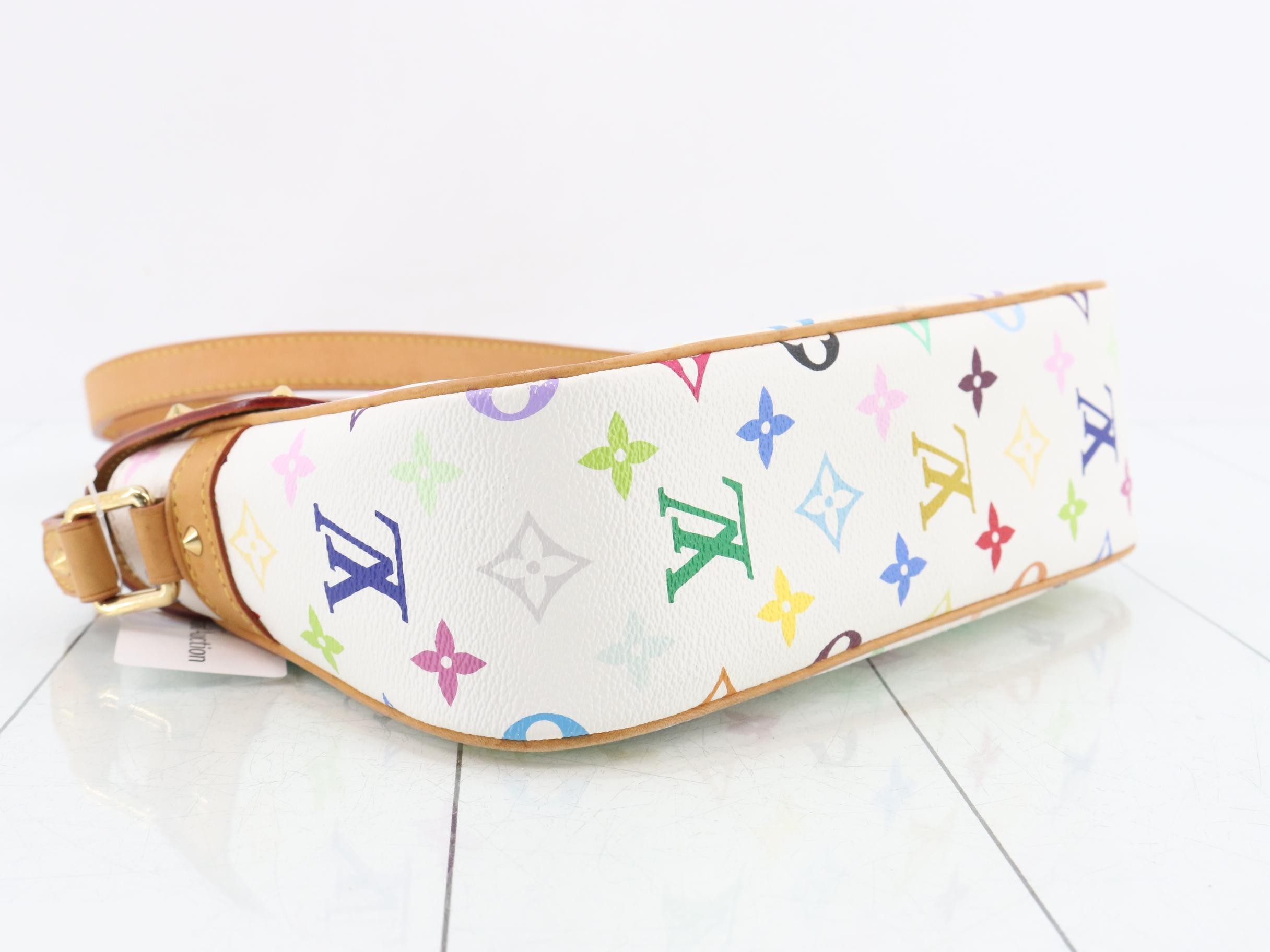 Monogram Multicolor Sologne Blanc Shoulder Bag — view 5